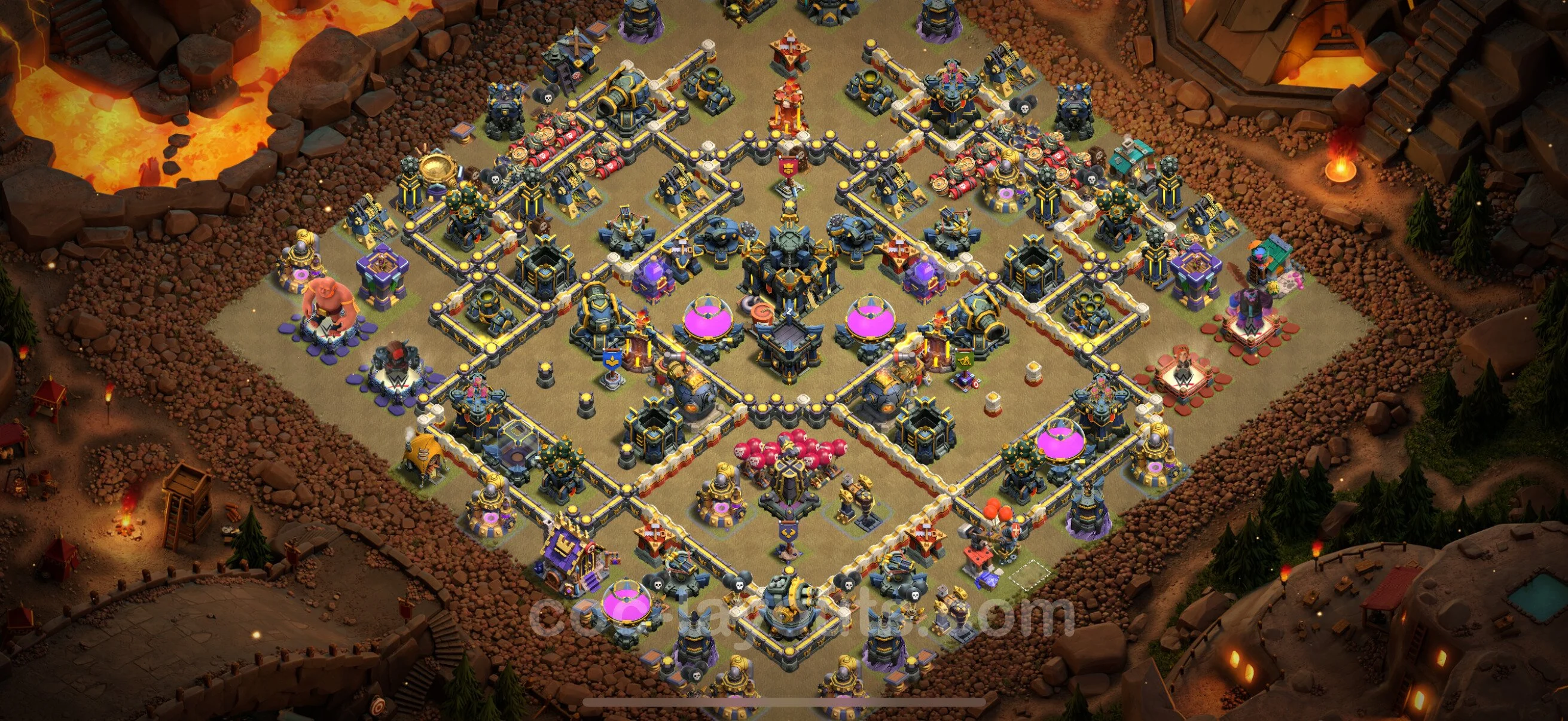 Top War Base TH17 with Link - Anti 3 Stars CWL Plan - Clash of Clans - (#85) — Війна BH17