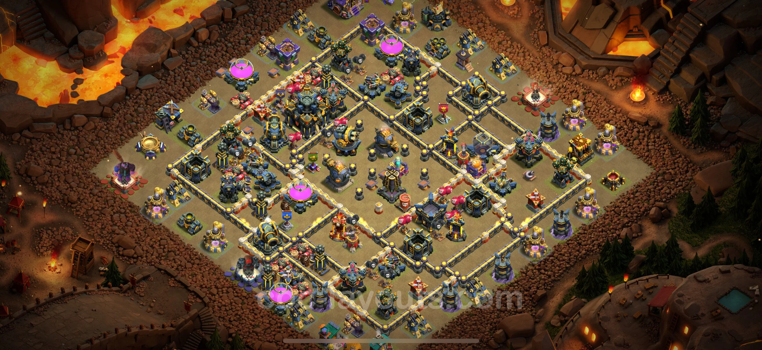 Top War Base TH17 with Link - CWL Defence Plan - Clash of Clans - (#88) — War BH17