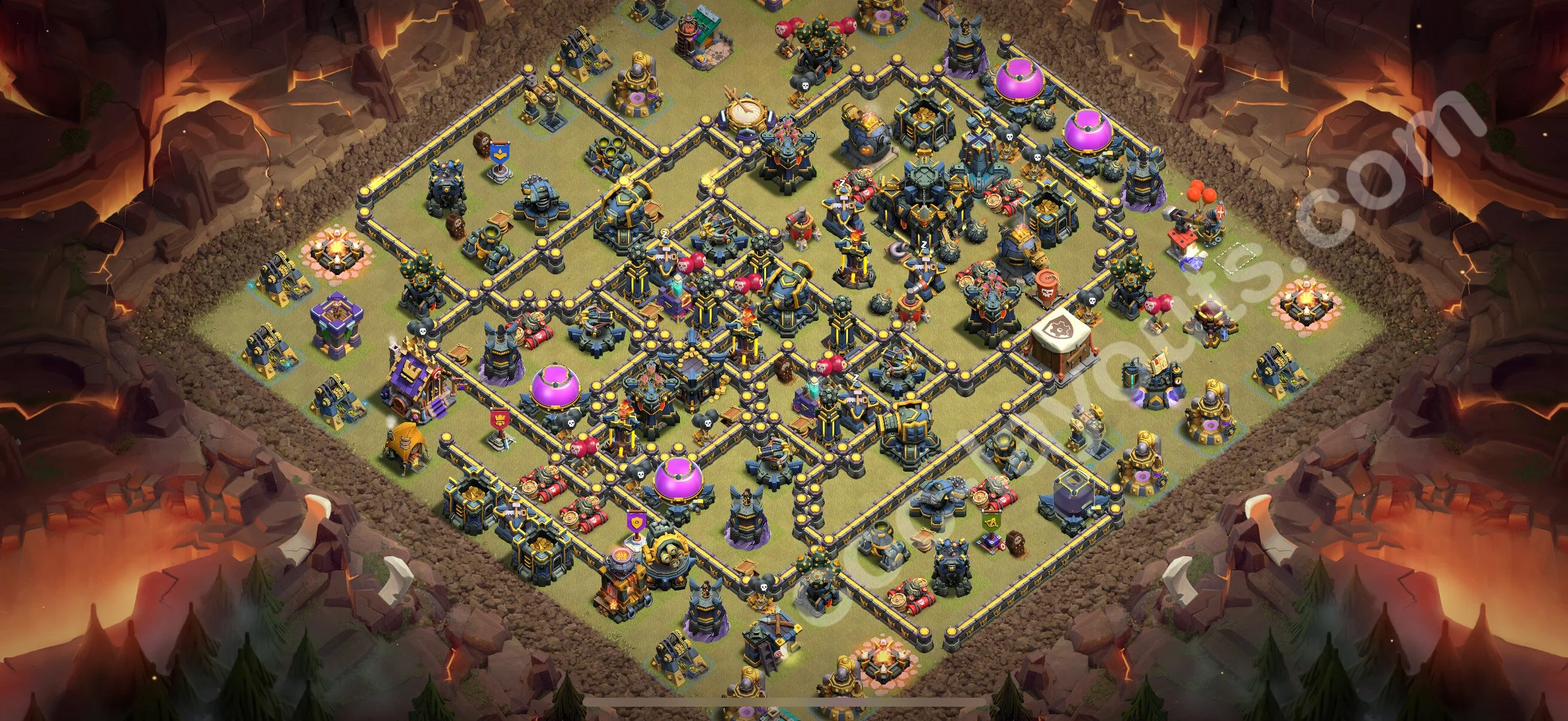 Top War Base TH17 with Link - Anti 3 Stars CWL Plan 2026 - Clash of Clans - (#9) — Krieg BH17