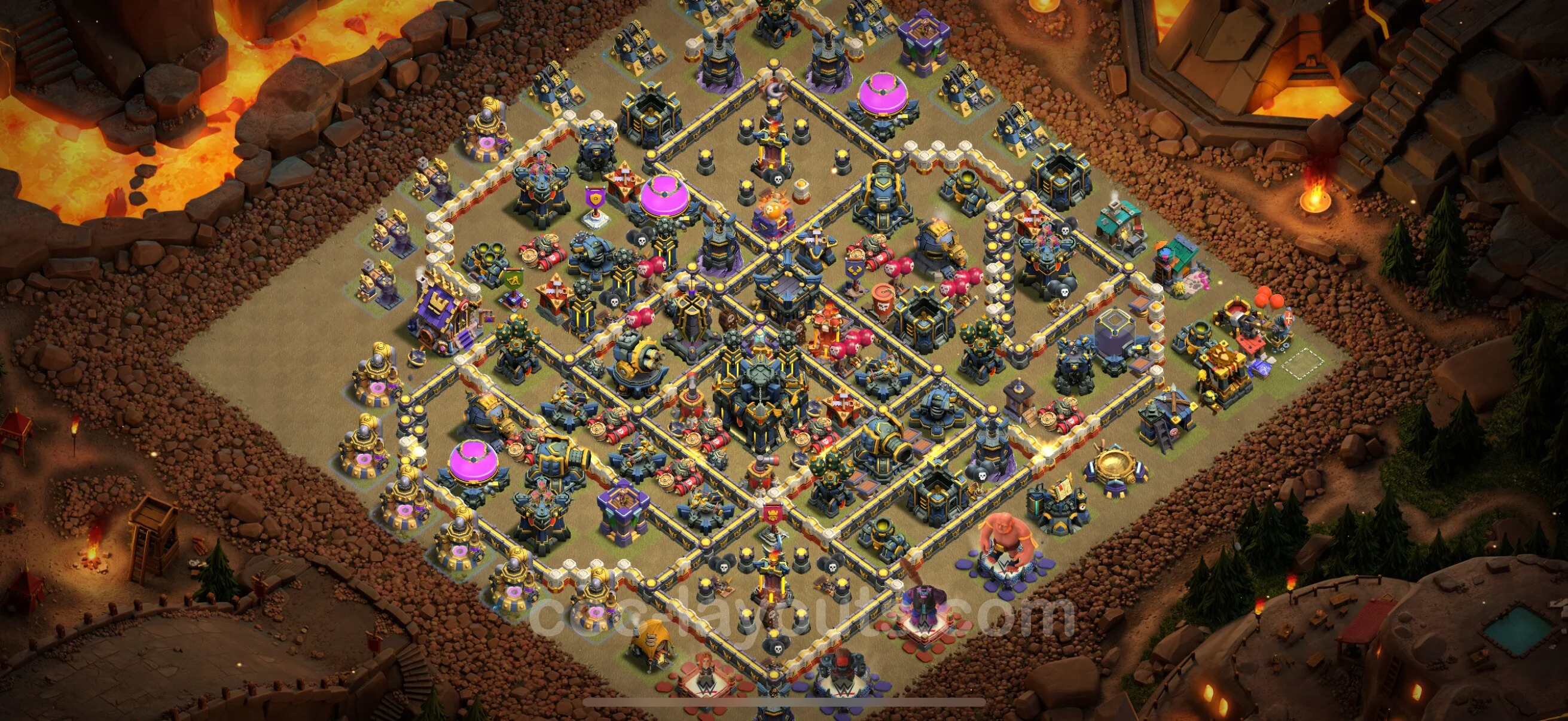 Top War Base TH17 with Link - CWL Defence Plan - Clash of Clans - (#91) — Wojna BH17