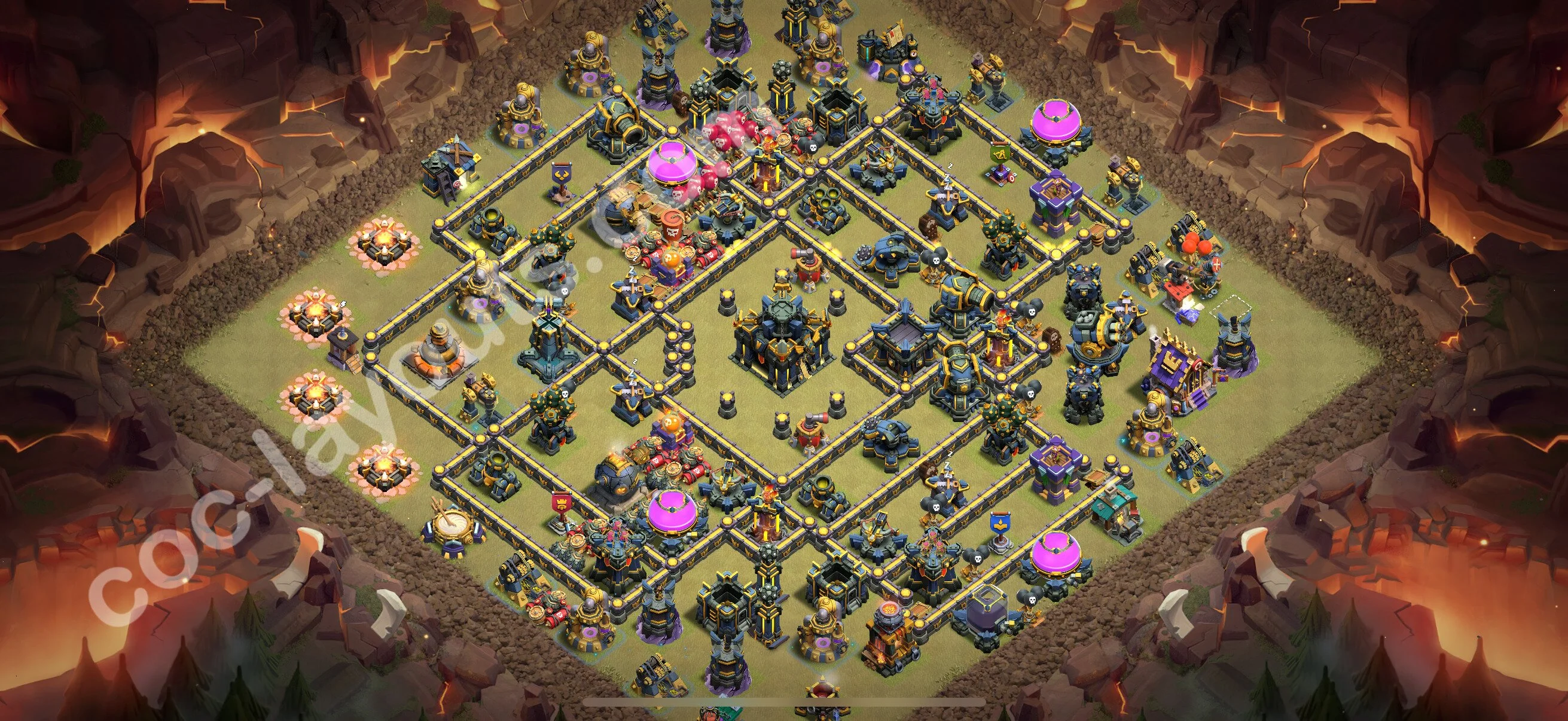 Top War Base TH17 with Link, Legend League, Hybrid - CWL Defence Plan 2026 - Clash of Clans - (#96) — War BH17