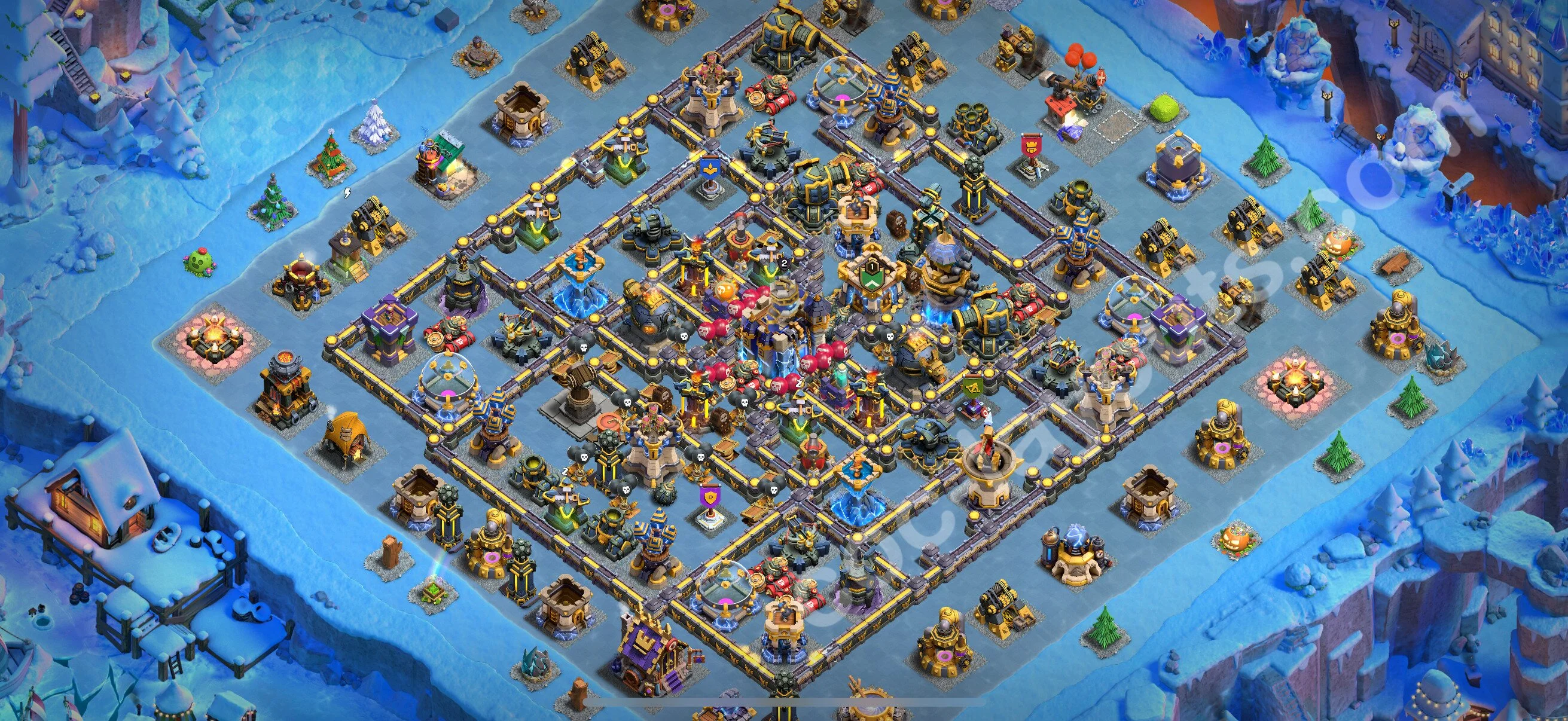 Anti 3 Stars Base TH18 with Link - best plan / layout / design - Clash of Clans 2026 - (#10) — Obrona TH18