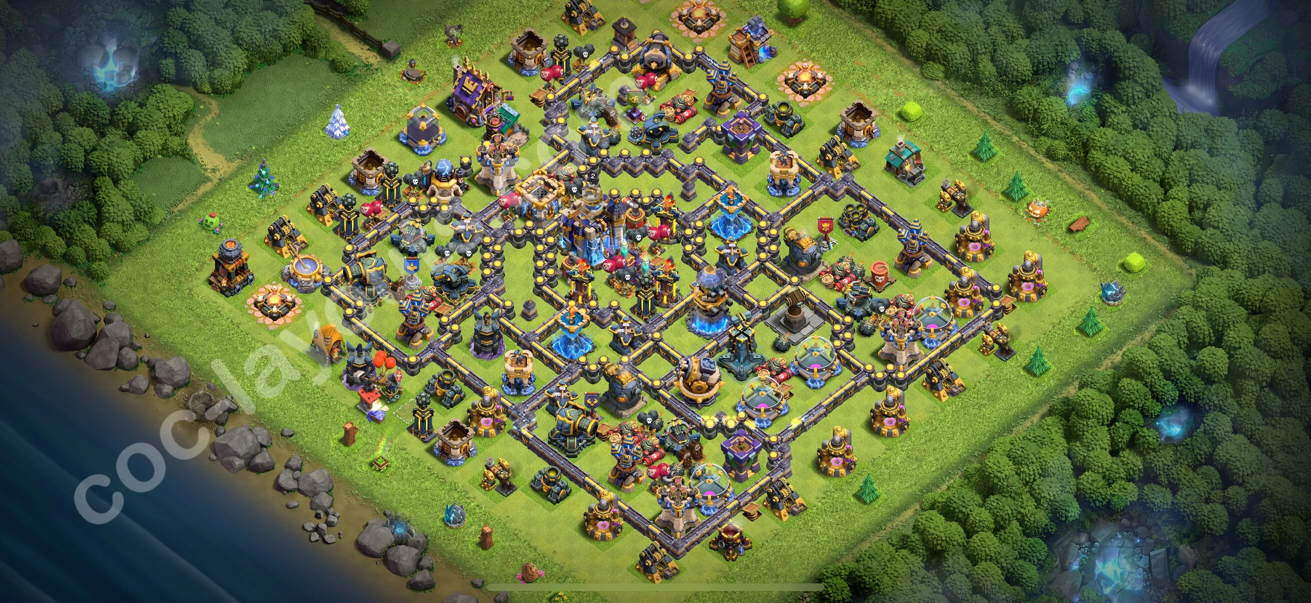 Top Base TH18 with Link, Legend League - Anti Everything Defence Plan - Clash of Clans 2026 - (#12) — Défense TH18