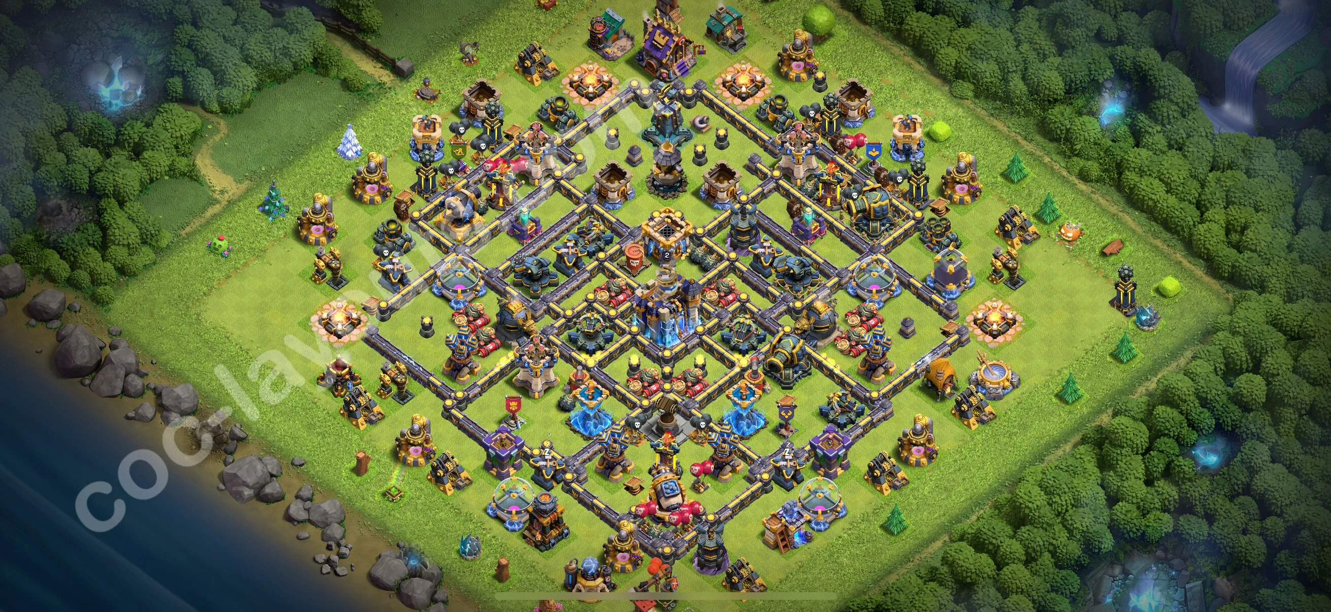 Anti 2 Stars Base TH18 with Link, Legend League - best plan / layout / design - Clash of Clans 2026 - (#13) — Verteidigung TH18