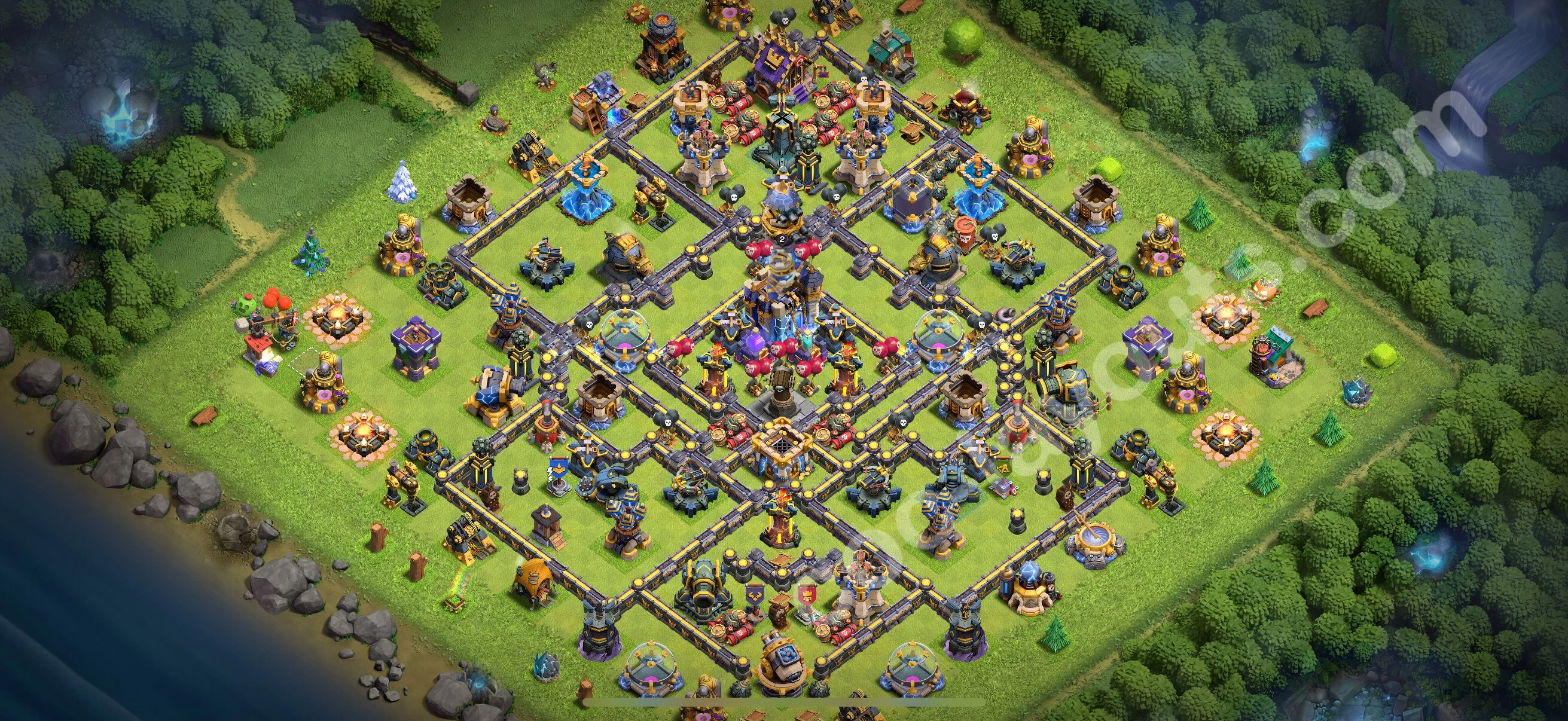 Top Base TH18 with Link, Anti 3 Stars - Anti Everything Defence Plan - Clash of Clans 2026 - (#17) — Verteidigung TH18