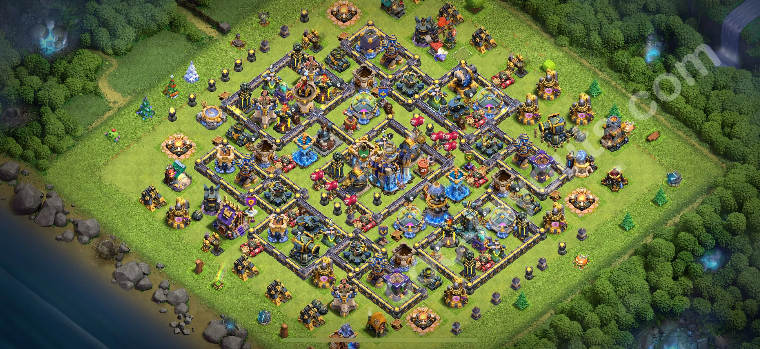 Anti 2 Stars Base TH18 with Link, Legend League - best plan / layout / design - Clash of Clans 2026 - (#2)