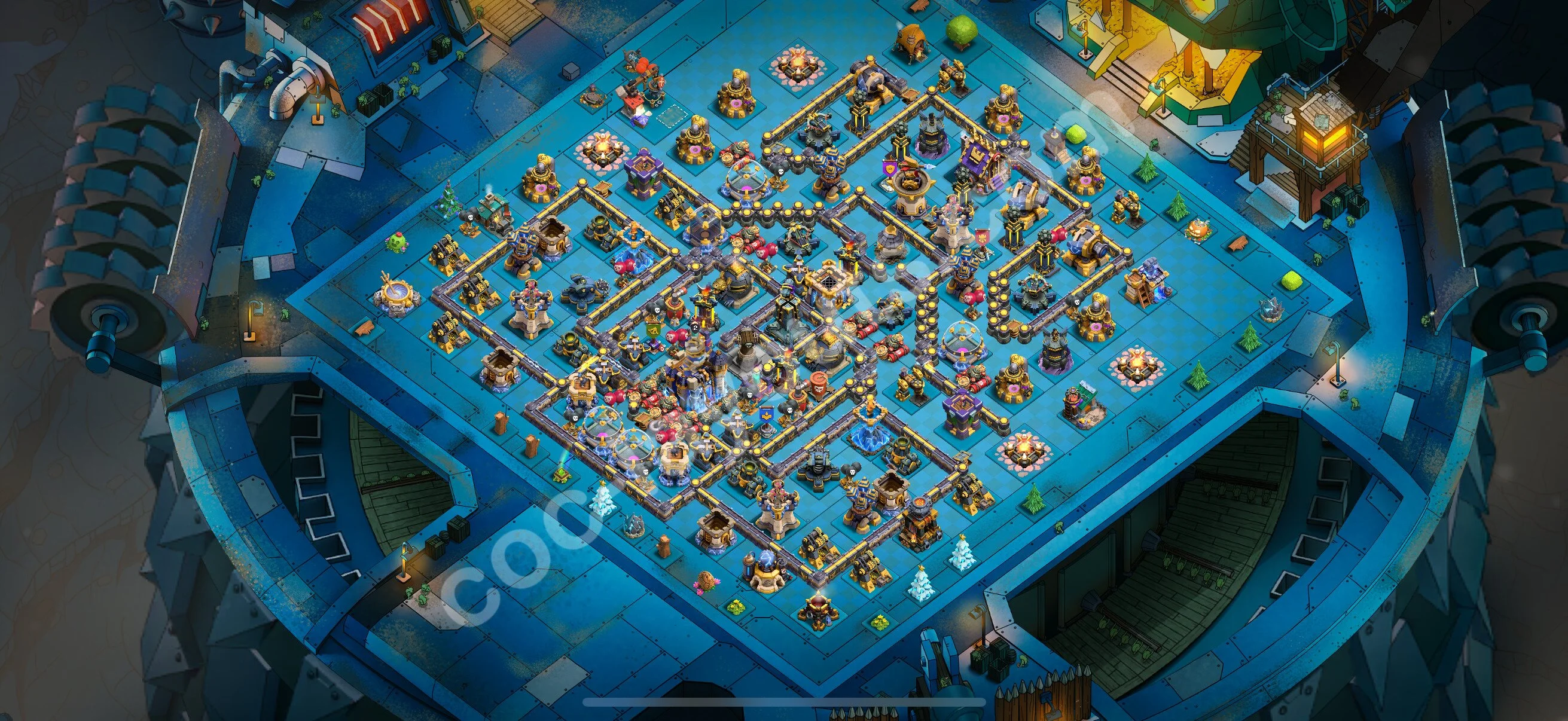 Defense (Trophy) Base TH18 with Link, Legend League - plan / layout / design - Clash of Clans 2026 - (#21) — Verdediging TH18