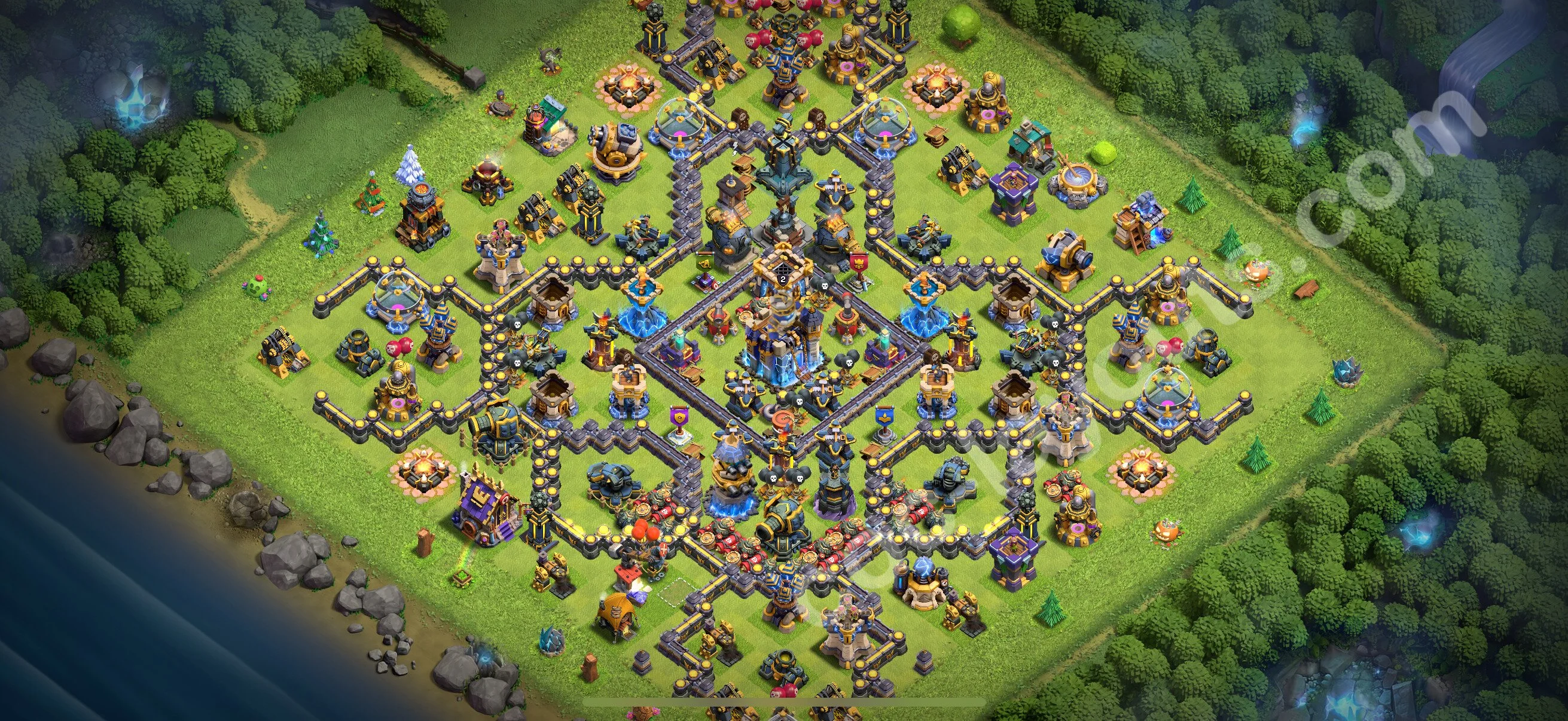 Top Base TH18 with Link, Hybrid - Anti Everything Defence Plan - Clash of Clans 2026 - (#3)
