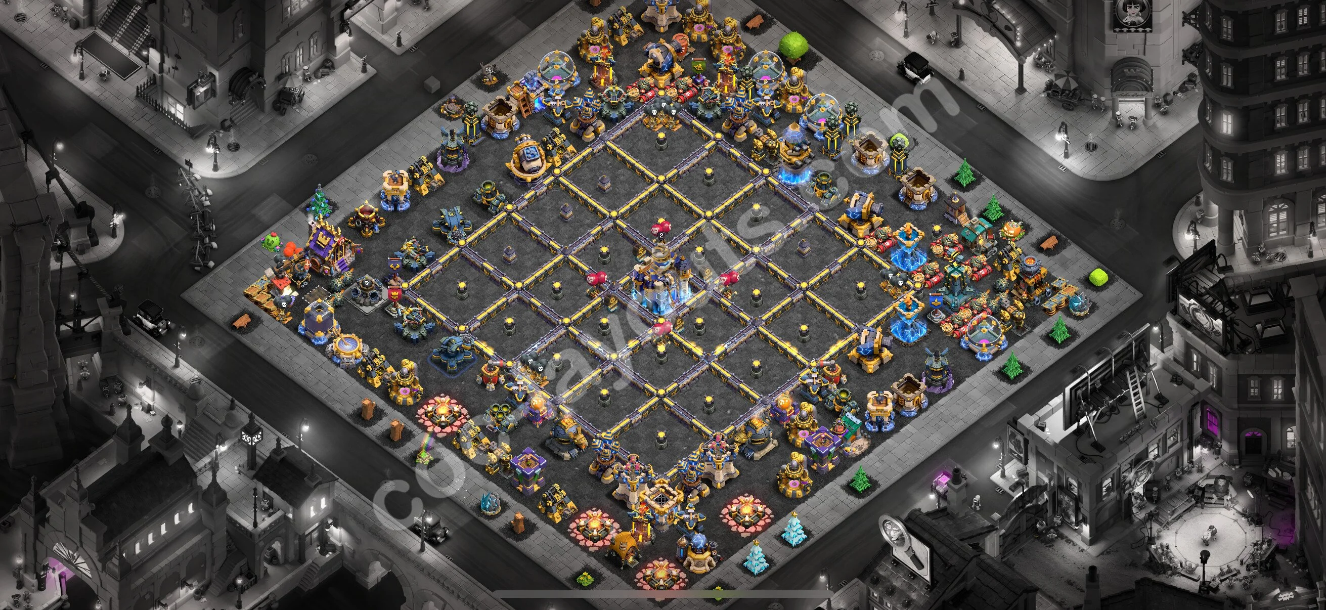 Defense (Trophy) Base TH18 with Link - plan / layout / design - Clash of Clans 2026 - (#34) — Verteidigung TH18