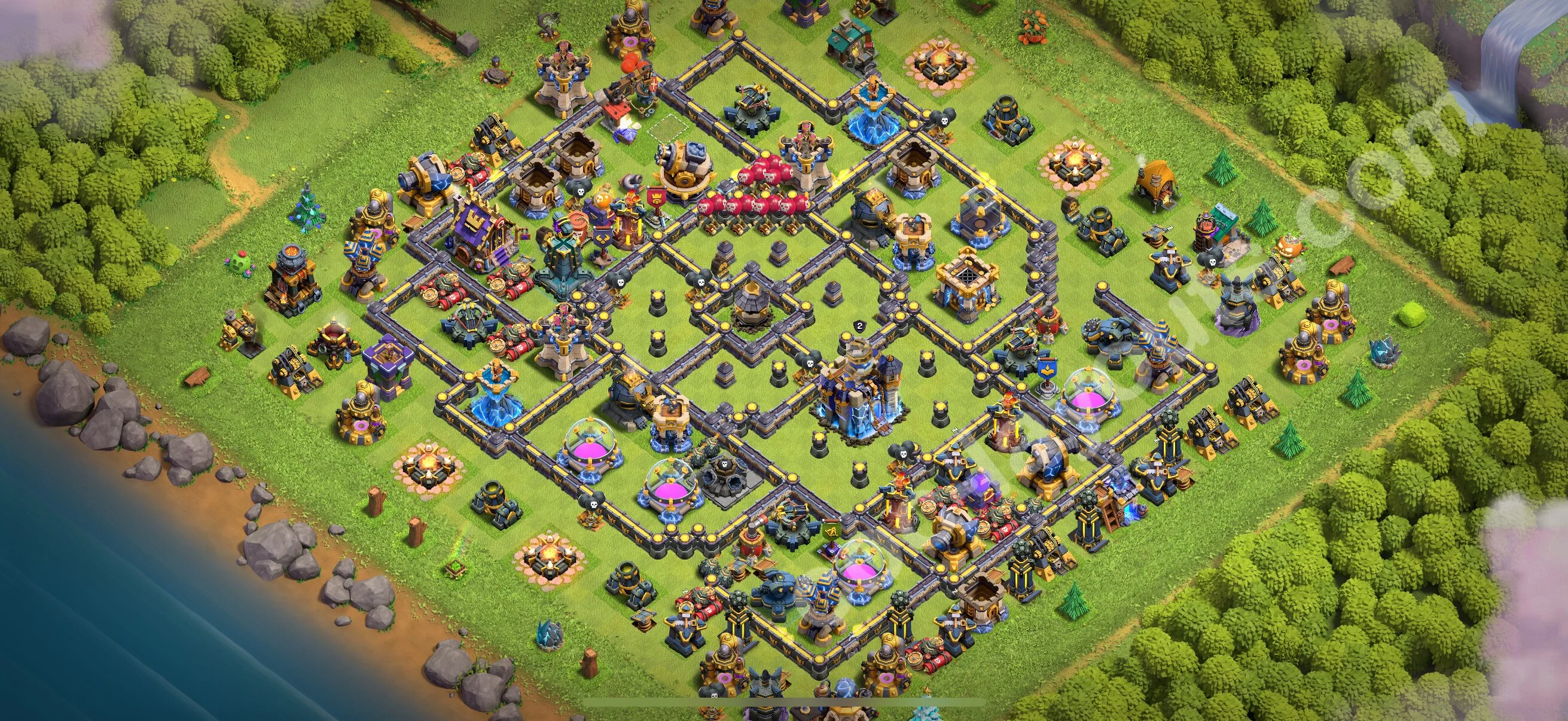 Anti 2 Stars Base TH18 with Link, Legend League - best plan / layout / design - Clash of Clans 2026 - (#42) — Захист TH18