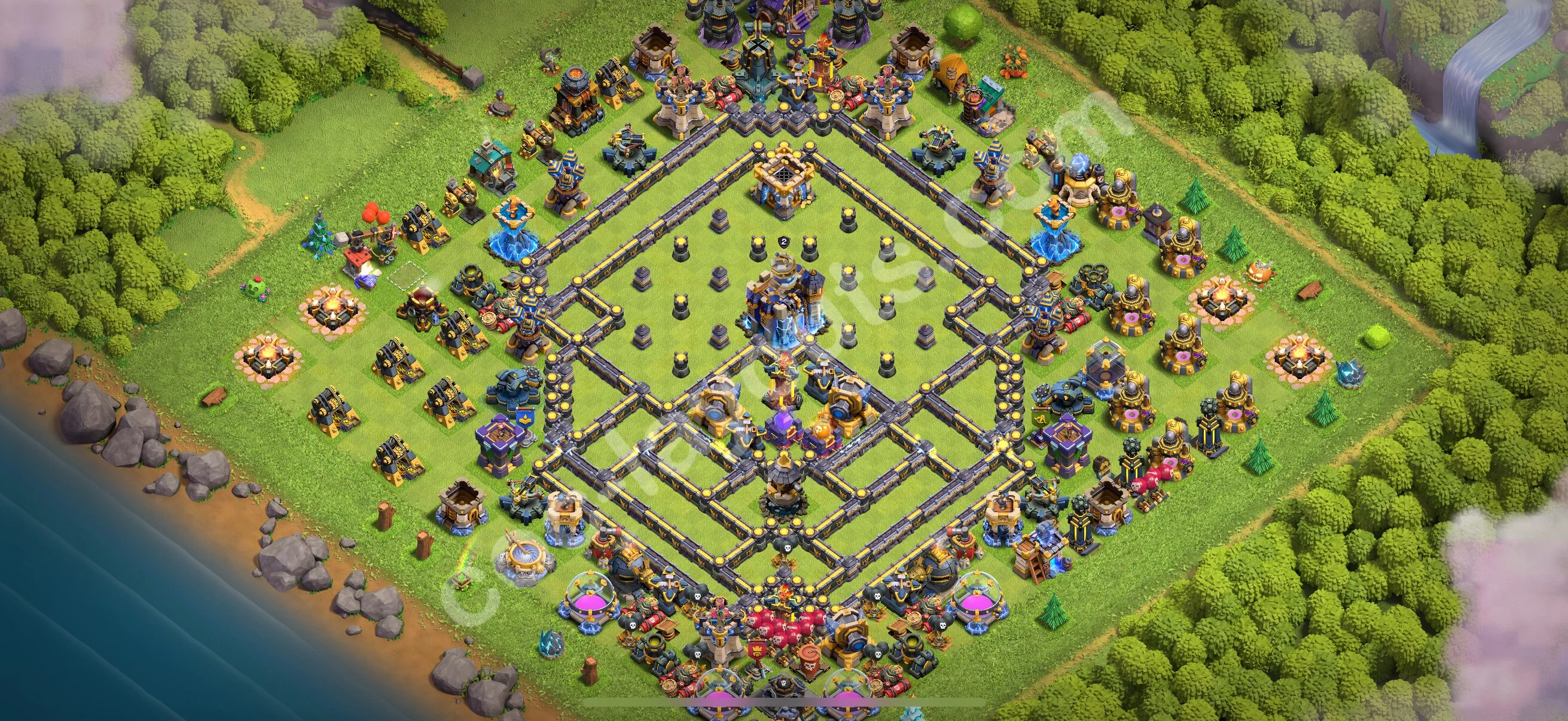 Anti 3 Stars Base TH18 with Link - best plan / layout / design - Clash of Clans 2026 - (#43) — Verteidigung TH18