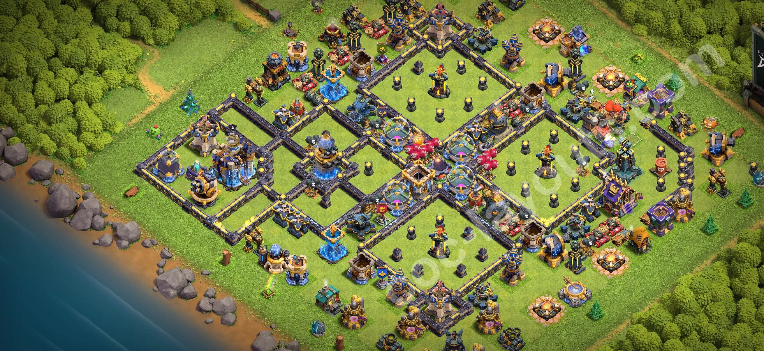 Anti 3 Stars Base TH18 with Link - best plan / layout / design - Clash of Clans 2026 - (#54) — Verteidigung TH18