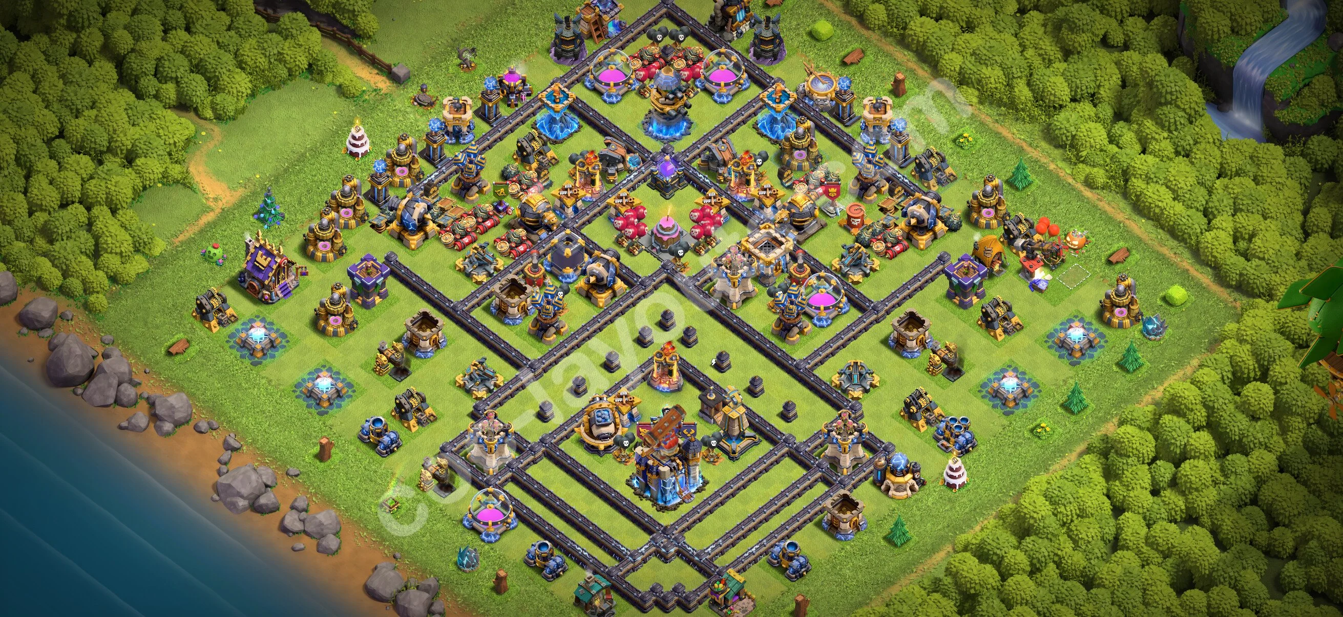 Top Base TH18 with Link - Anti Everything Defence Plan - Clash of Clans 2026 - (#84) — Verteidigung TH18