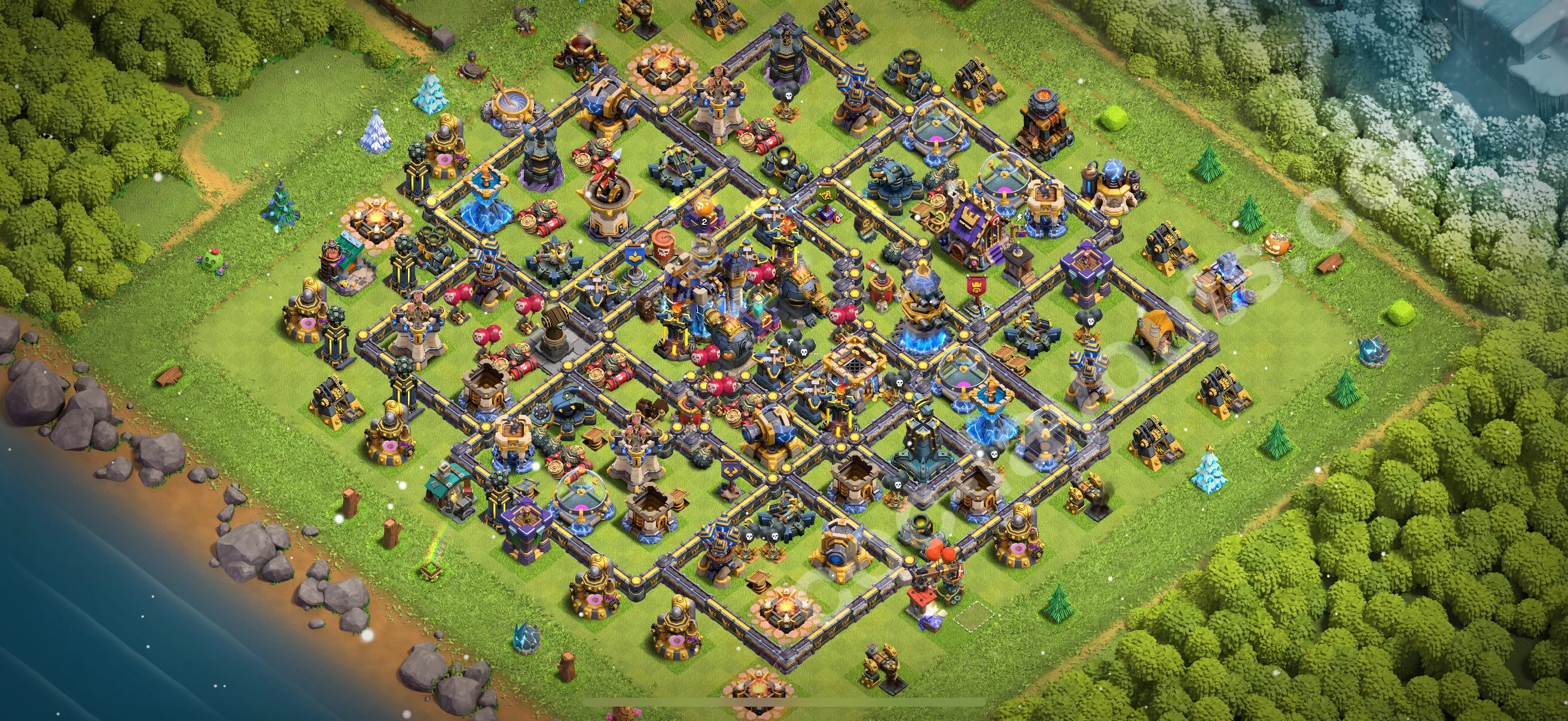 Farming Base TH18 with Link, Anti 2 Stars - plan / layout / design - Clash of Clans 2026 - (#12) — Farm TH18