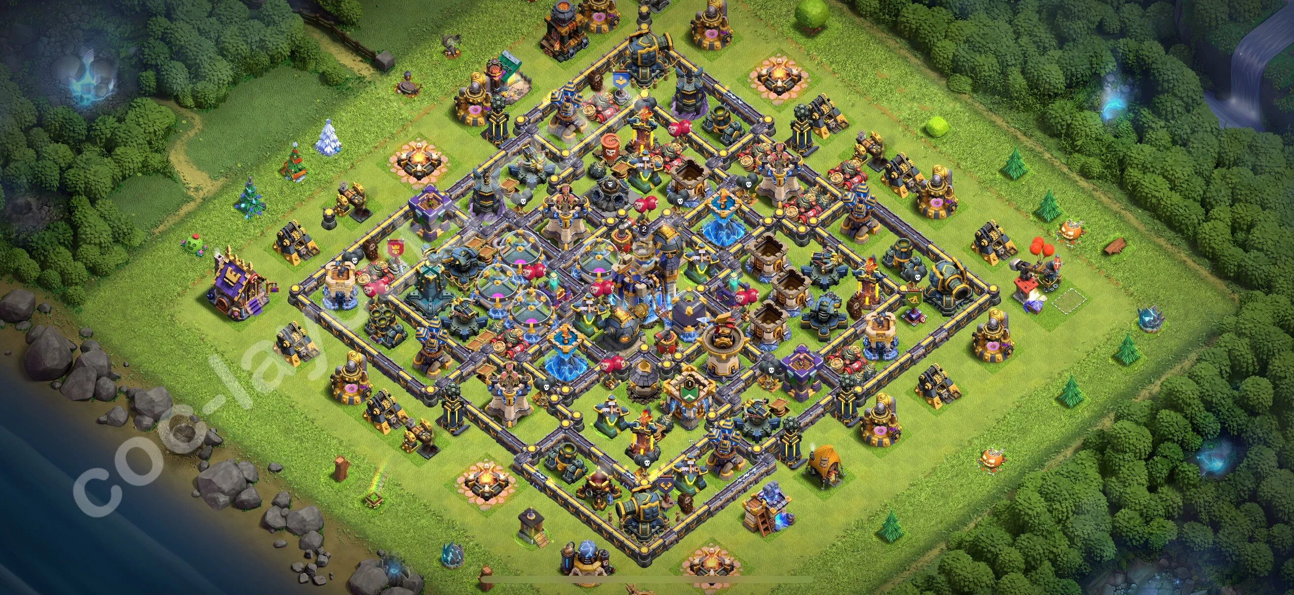 Farming Base TH18 with Link, Anti 3 Stars - plan / layout / design - Clash of Clans 2026 - (#6)