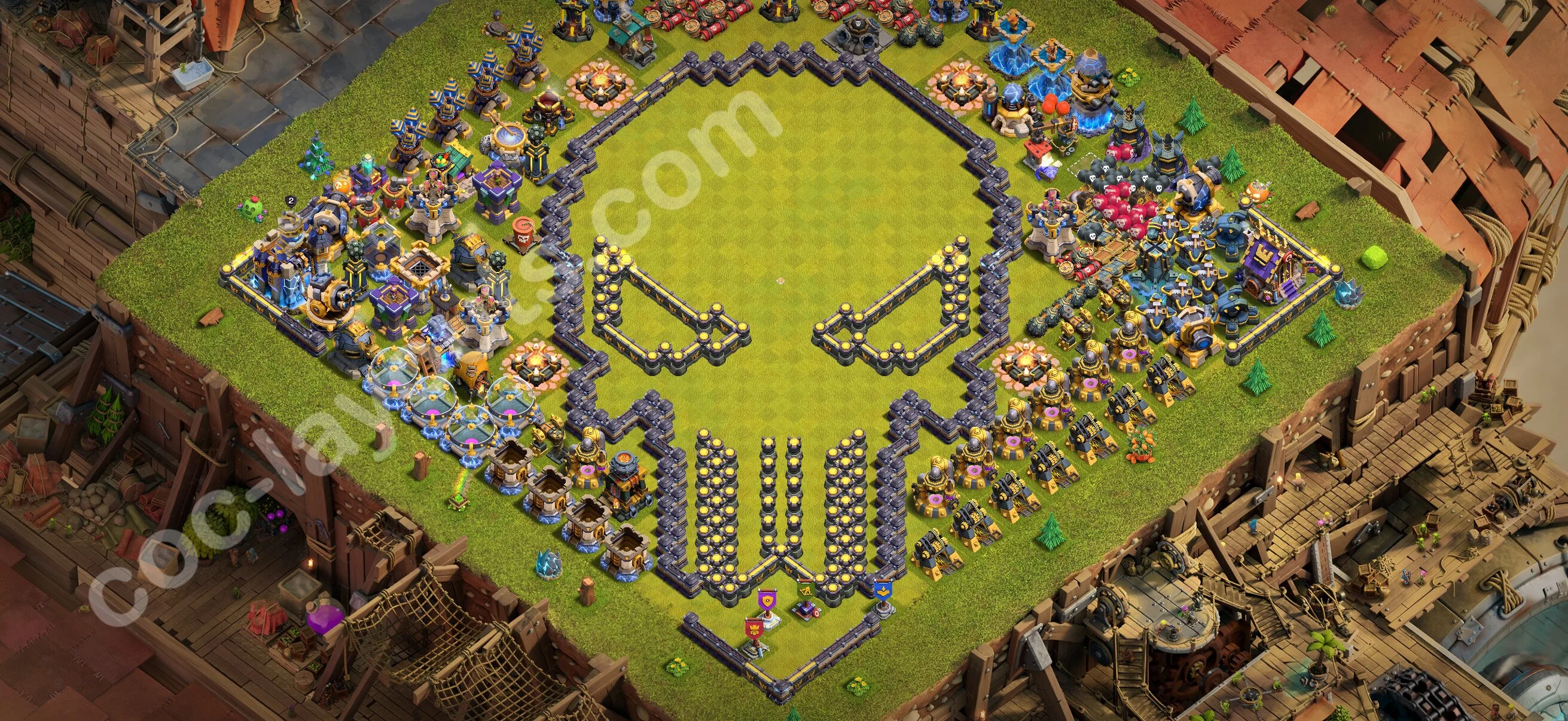 Top Troll Funny Base TH18 with Link - Funny Art Plan 2026 - Clash of Clans - (#12) — Fun TH18