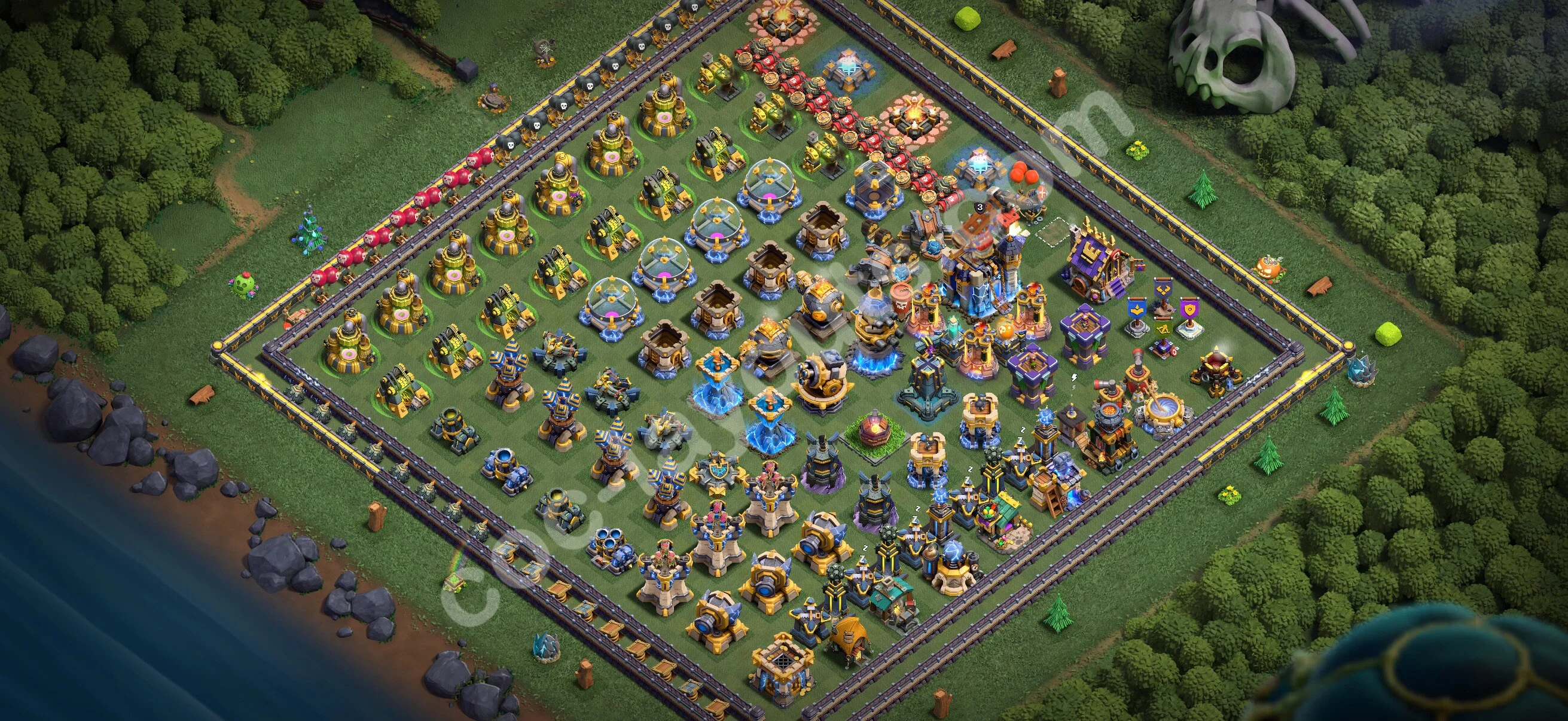 Top Troll Funny Base TH18 with Link - Funny Art Plan 2026 - Clash of Clans - (#13) — Fun TH18