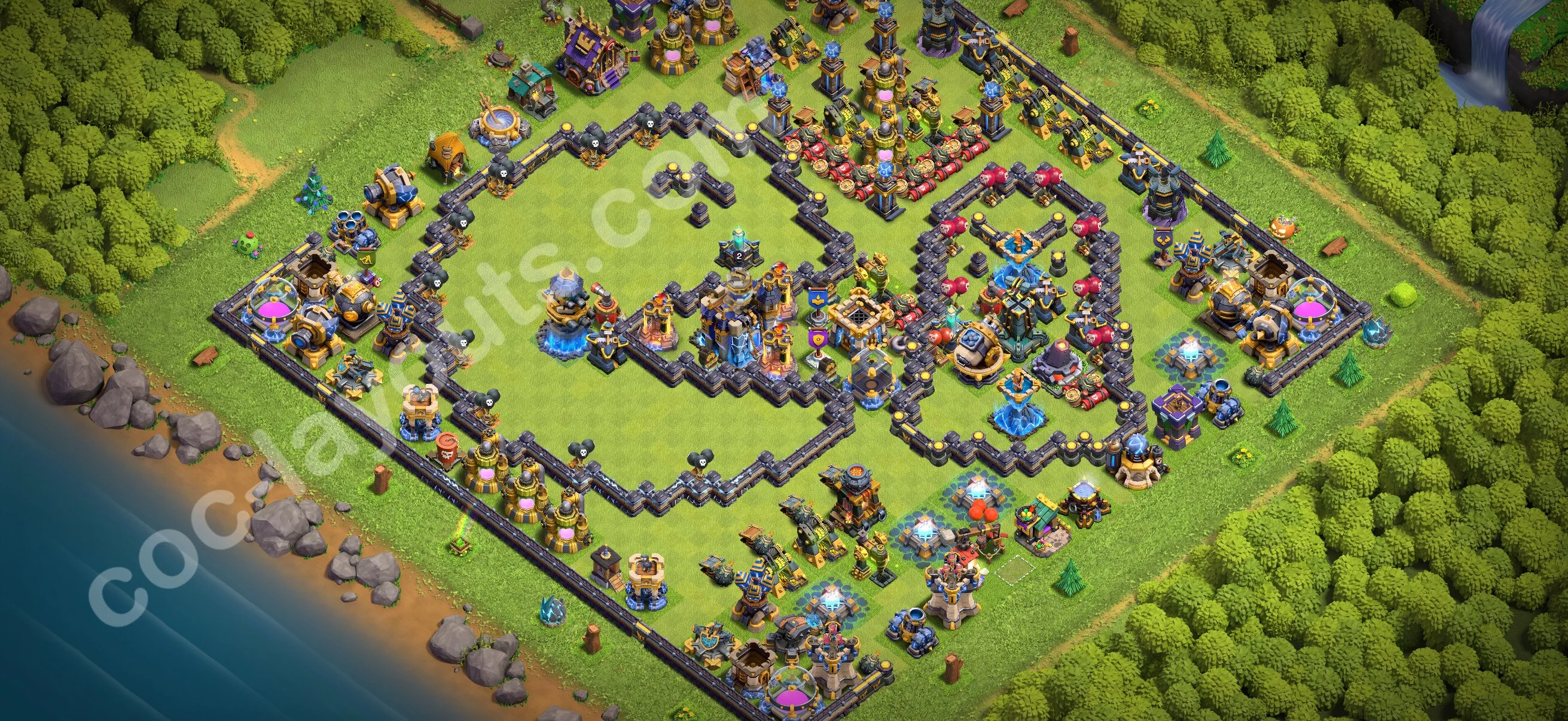 Top Troll Funny Base TH18 with Link - Funny Art Plan 2026 - Clash of Clans - (#15) — Розваги TH18