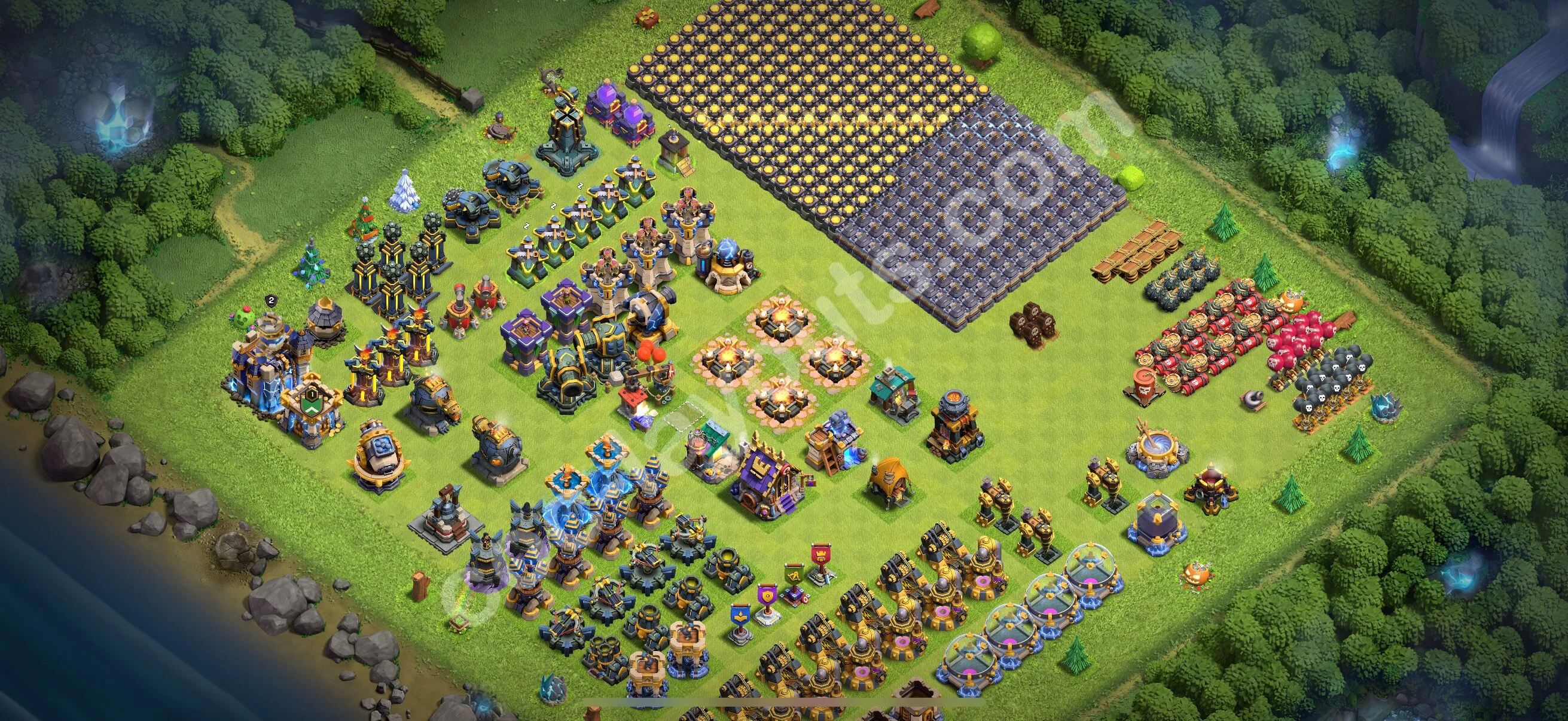 Top Troll Funny Base TH18 with Link - Funny Art Plan 2026 - Clash of Clans - (#2)