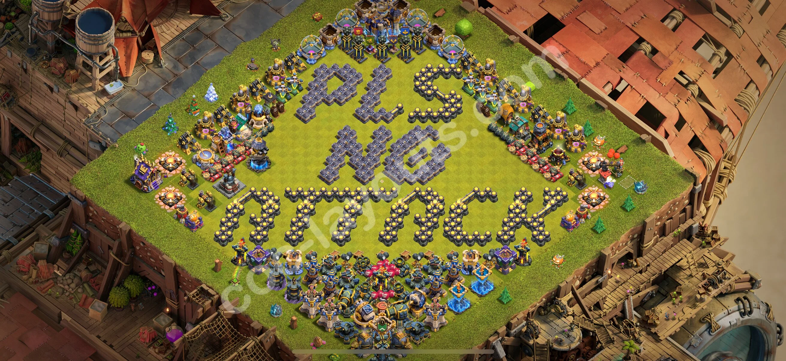 Top Troll Funny Base TH18 with Link - Funny Art Plan 2026 - Clash of Clans - (#3)