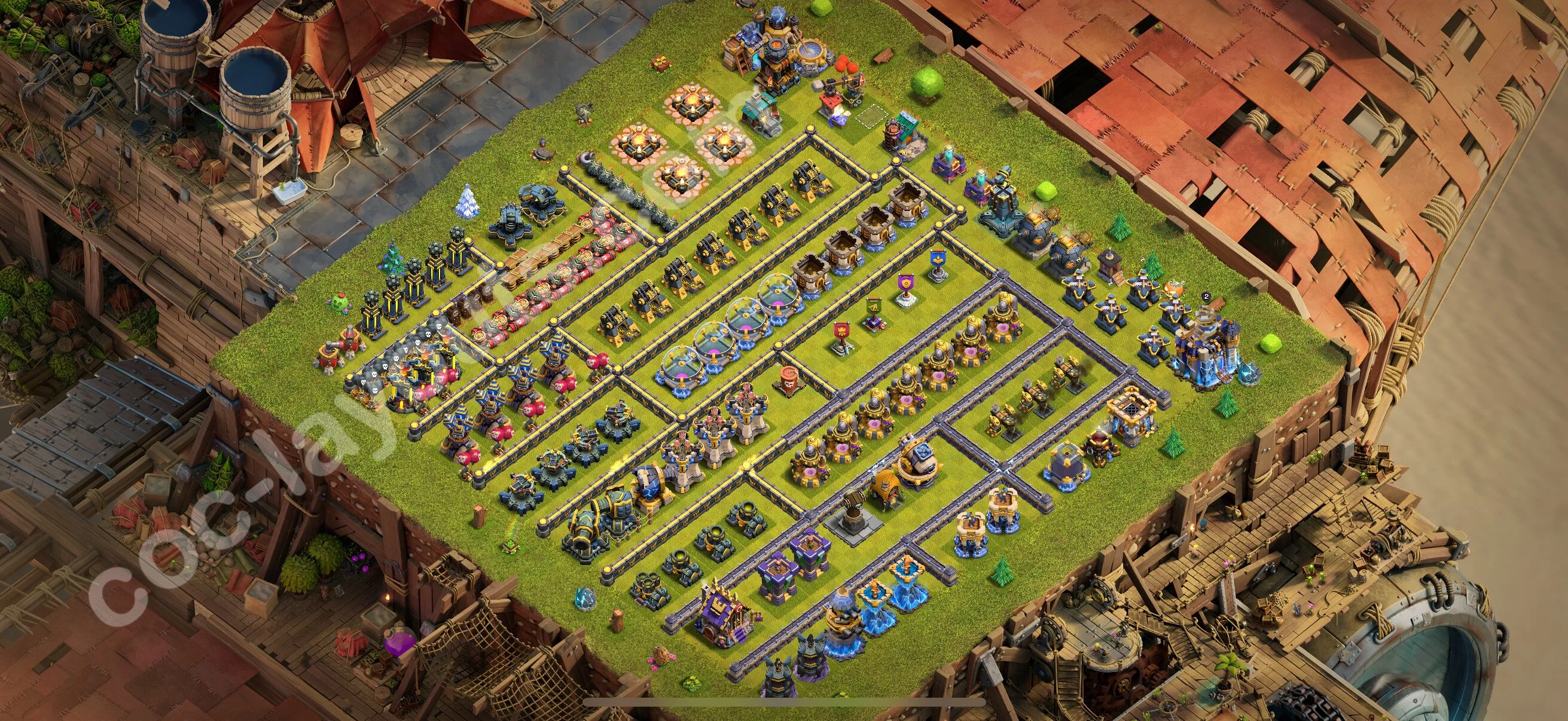Top Troll Funny Base TH18 with Link - Funny Art Plan 2026 - Clash of Clans - (#7) — Fun TH18