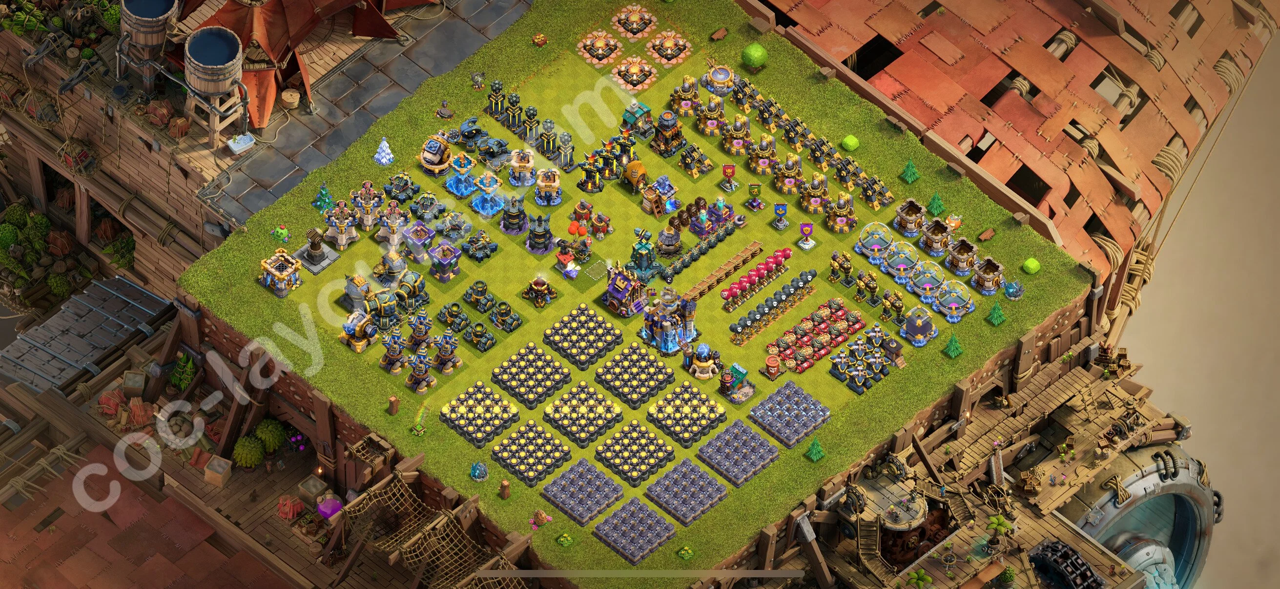 Top Troll Funny Base TH18 with Link - Funny Art Plan 2026 - Clash of Clans - (#8) — Fun TH18