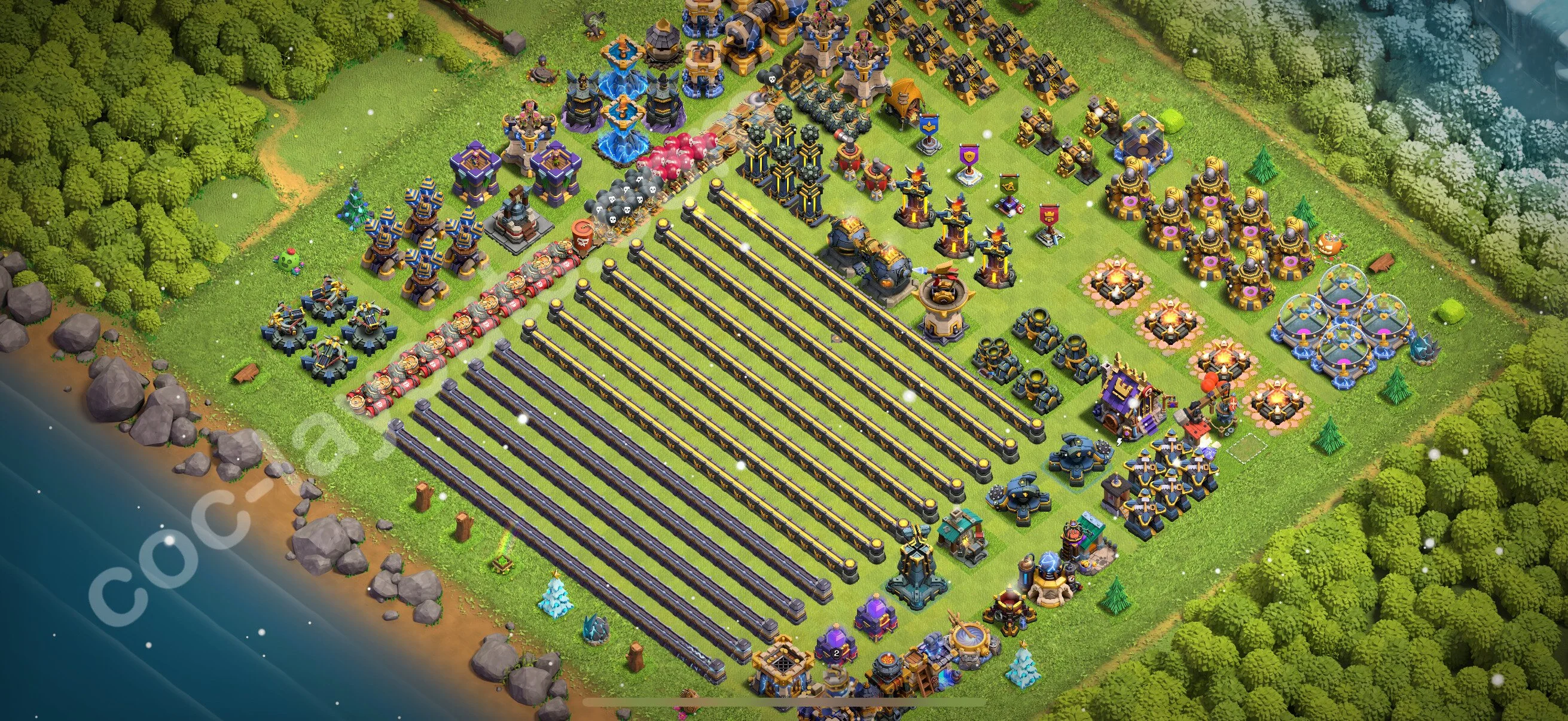 Top Troll Funny Base TH18 with Link - Funny Art Plan 2026 - Clash of Clans - (#9) — Fun TH18