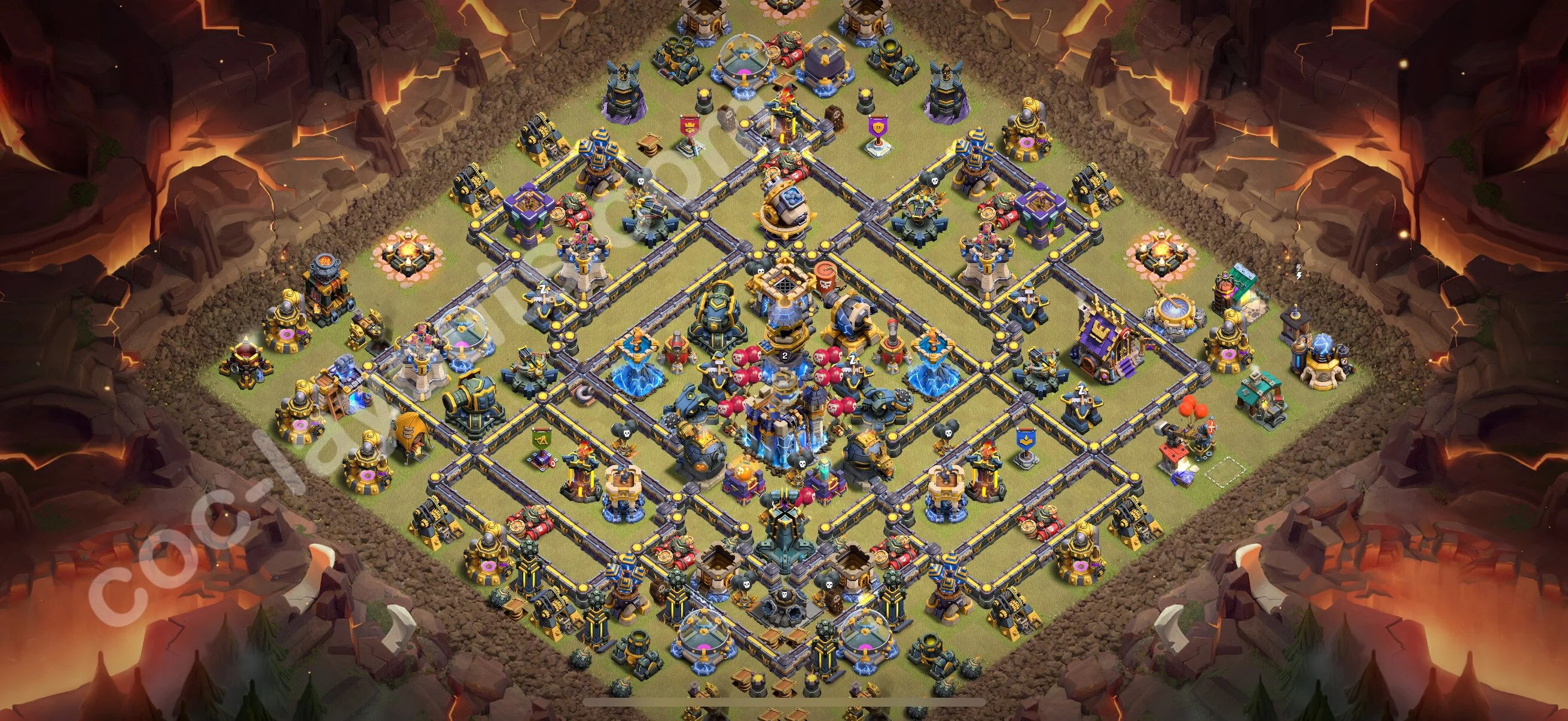 Top War Base TH18 with Link, Legend League - Anti 2 Stars CWL Plan 2026 - Clash of Clans - (#10) — War BH18