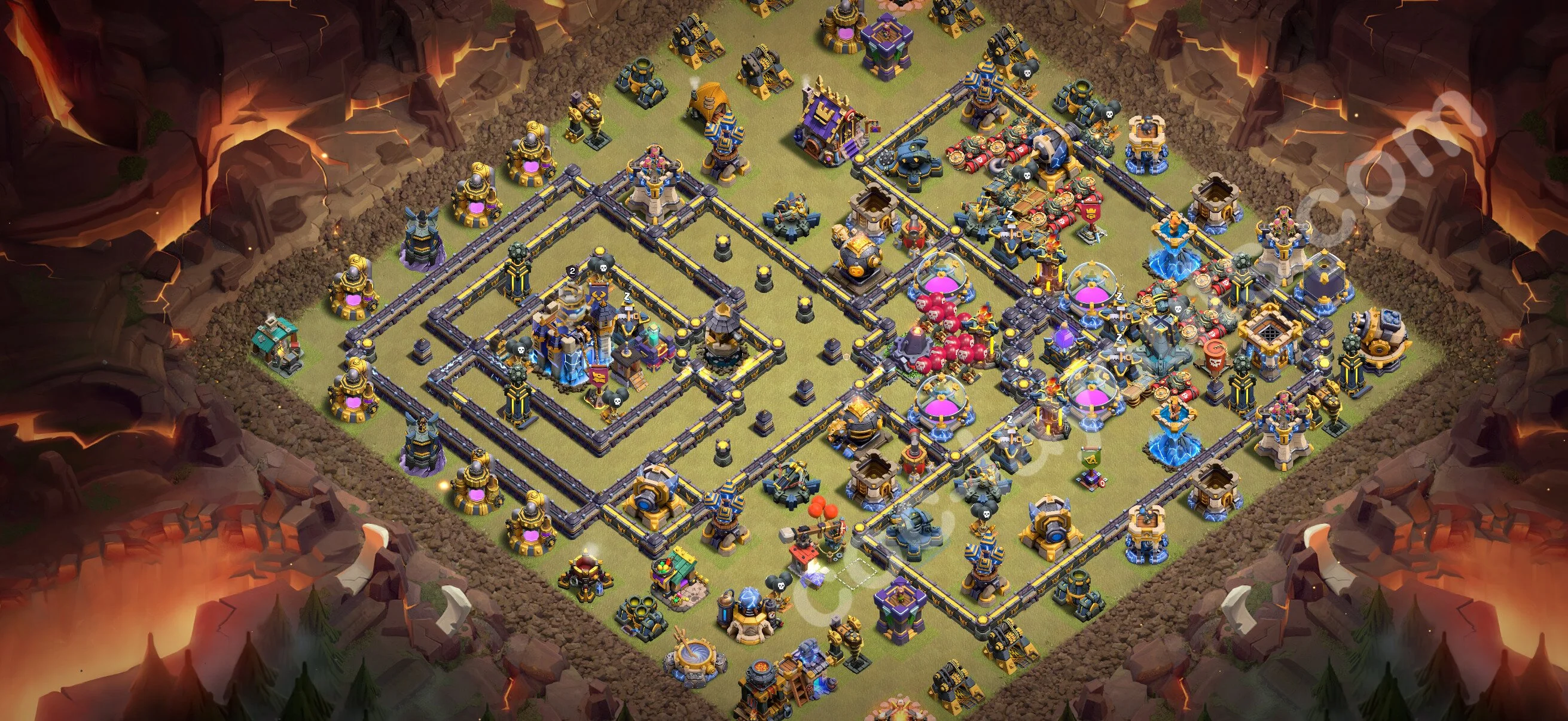 Top War Base TH18 with Link - Anti 3 Stars CWL Plan 2026 - Clash of Clans - (#101) — Guerre BH18