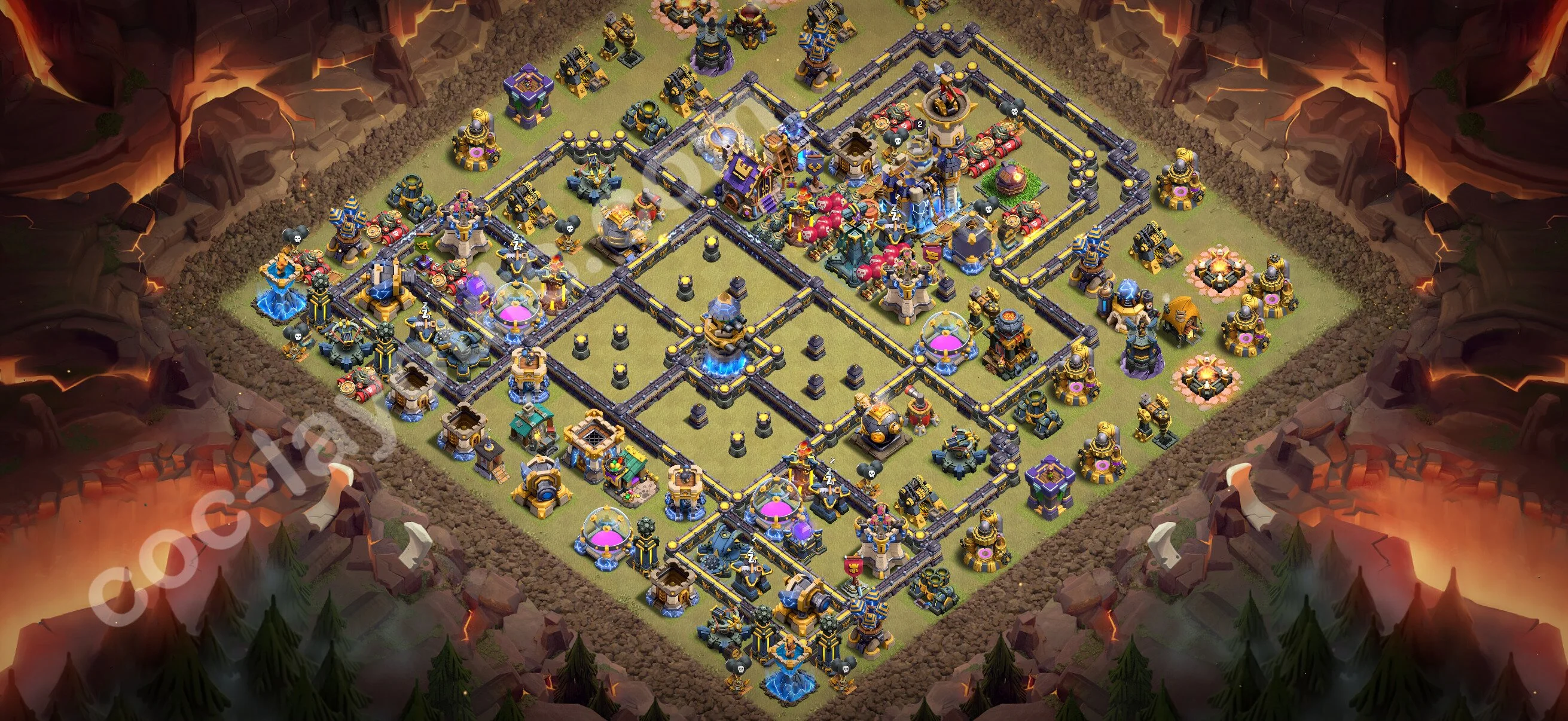 Top War Base TH18 with Link, Legend League - Anti 2 Stars CWL Plan 2026 - Clash of Clans - (#102) — Oorlog BH18