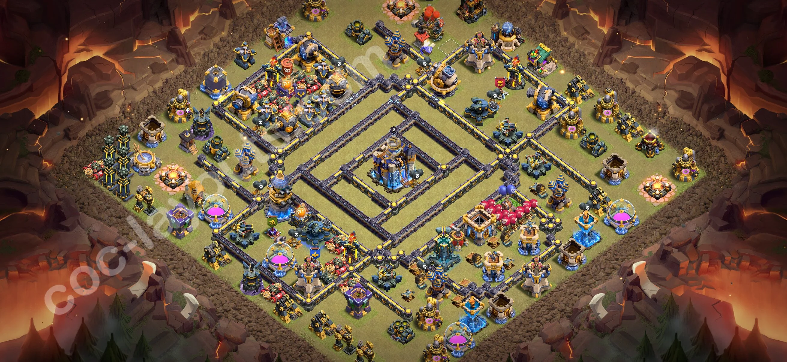 Top War Base TH18 with Link - Anti 3 Stars CWL Plan 2026 - Clash of Clans - (#106) — War BH18