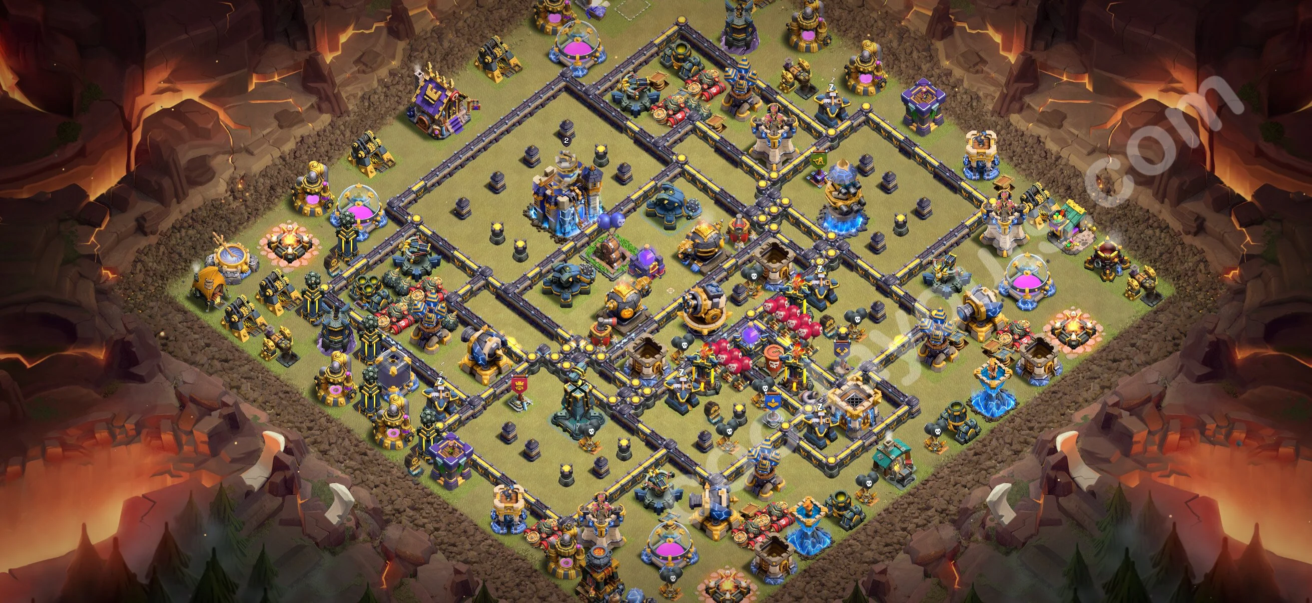 Top War Base TH18 with Link - Anti 3 Stars CWL Plan 2026 - Clash of Clans - (#107) — Guerre BH18