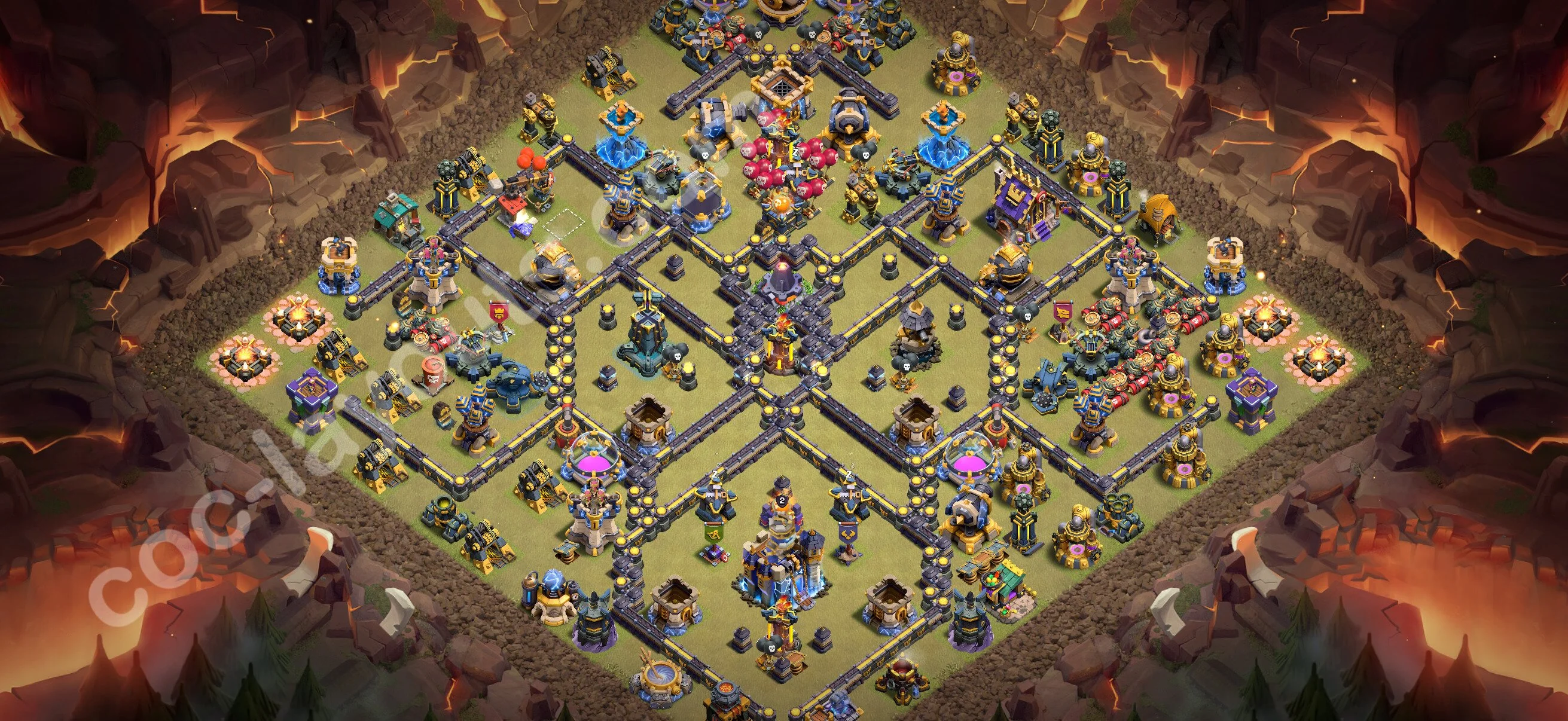 Top War Base TH18 with Link - CWL Defence Plan 2026 - Clash of Clans - (#110) — Oorlog BH18
