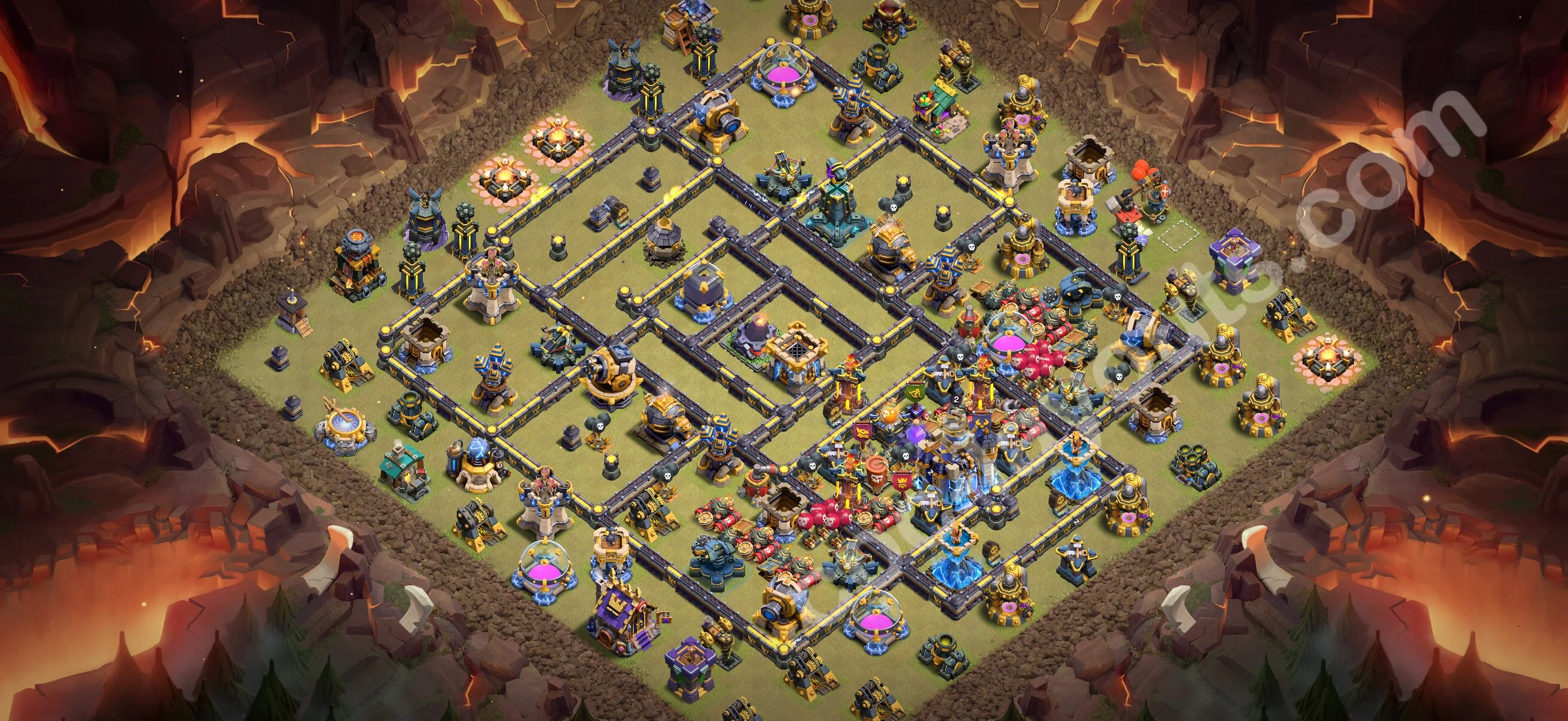 Top War Base TH18 with Link, Anti Air / Electro Dragon - Anti 3 Stars CWL Plan 2026 - Clash of Clans - (#114) — Wojna BH18