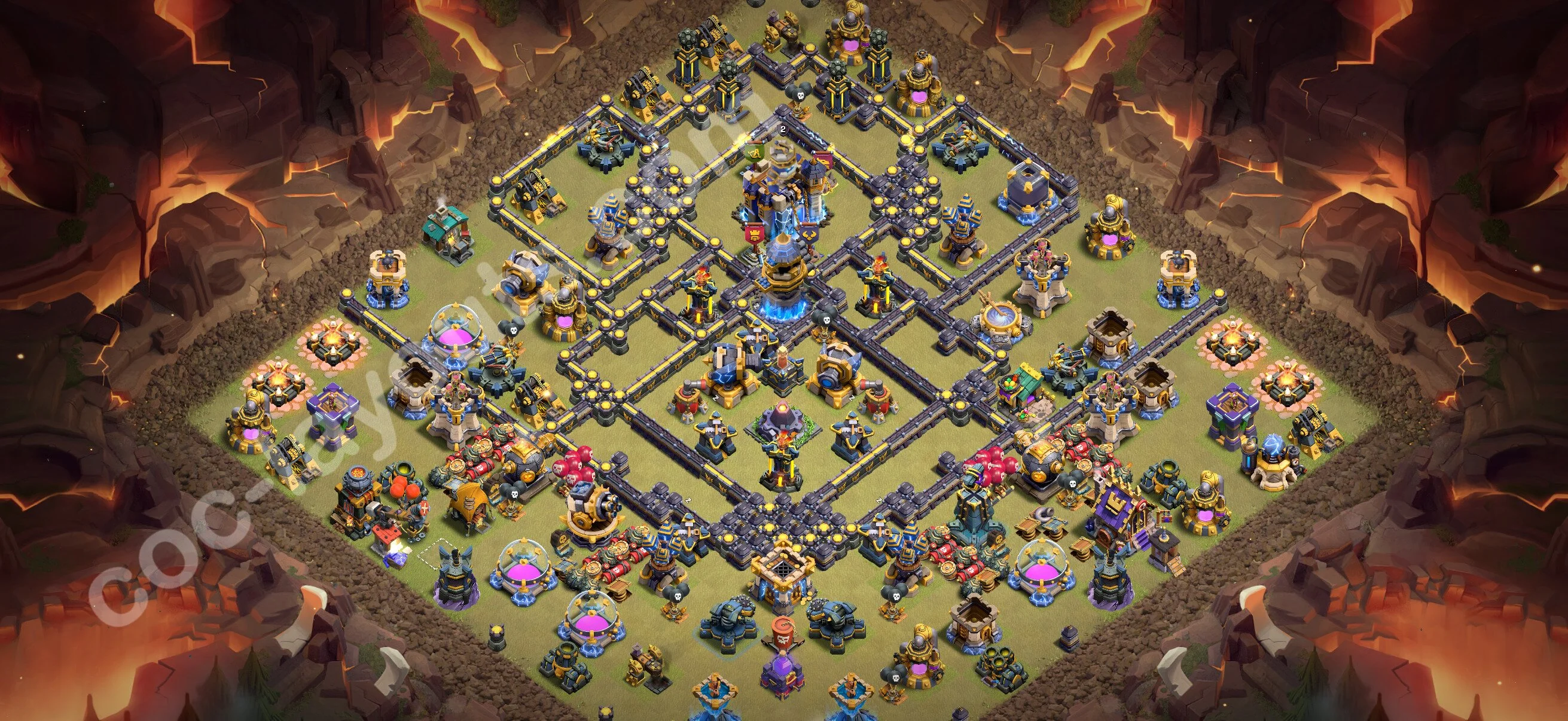 Top War Base TH18 with Link - Anti 3 Stars CWL Plan 2026 - Clash of Clans - (#116) — War BH18