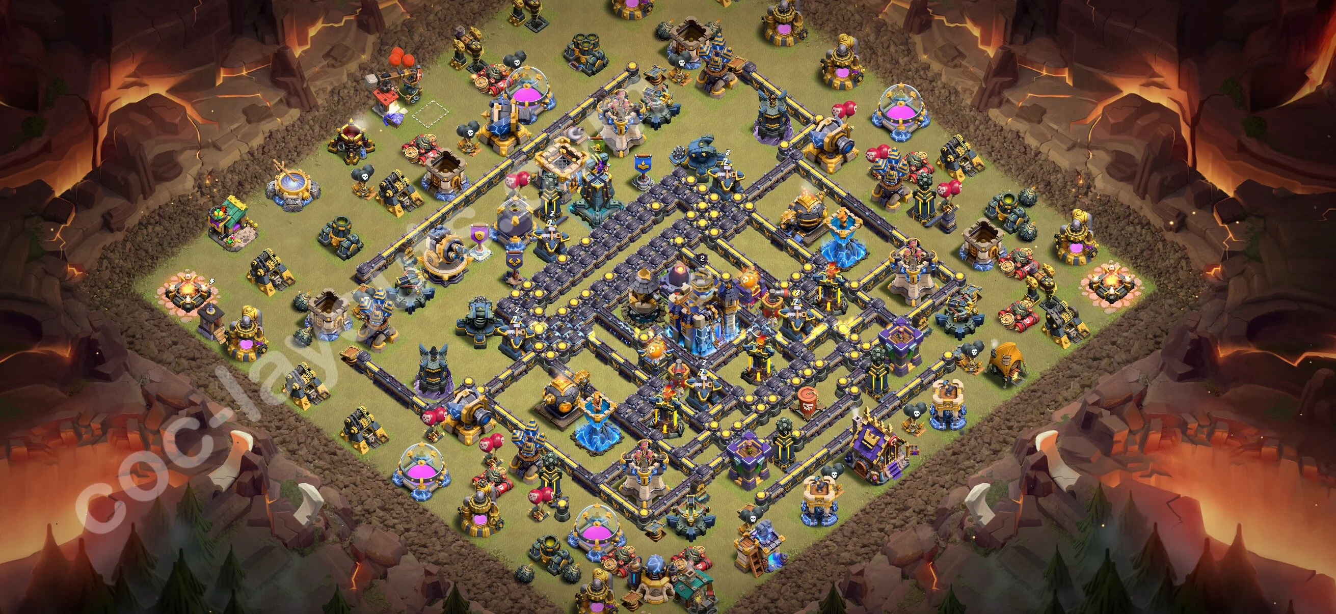 Top War Base TH18 with Link - Anti 2 Stars CWL Plan 2026 - Clash of Clans - (#119) — Wojna BH18