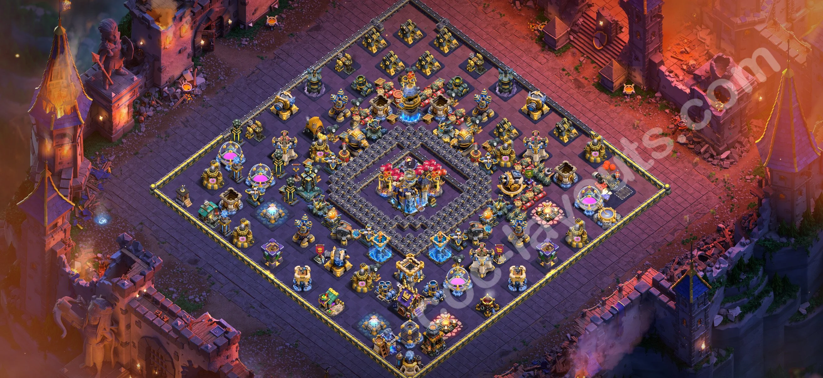 Top War Base TH18 with Link, Anti Everything - CWL Defence Plan 2026 - Clash of Clans - (#121) — Wojna BH18