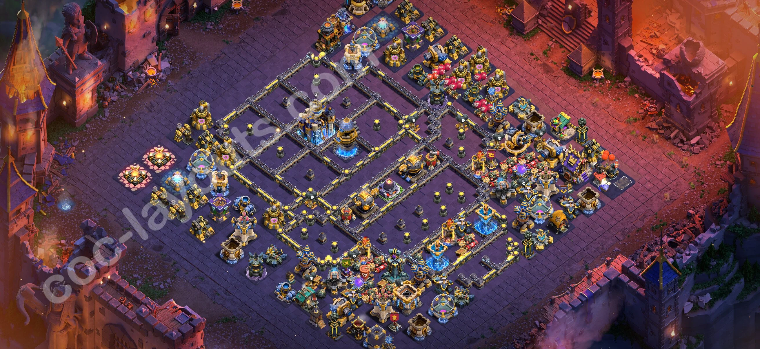 Top War Base TH18 with Link - CWL Defence Plan 2026 - Clash of Clans - (#122) — Krieg BH18