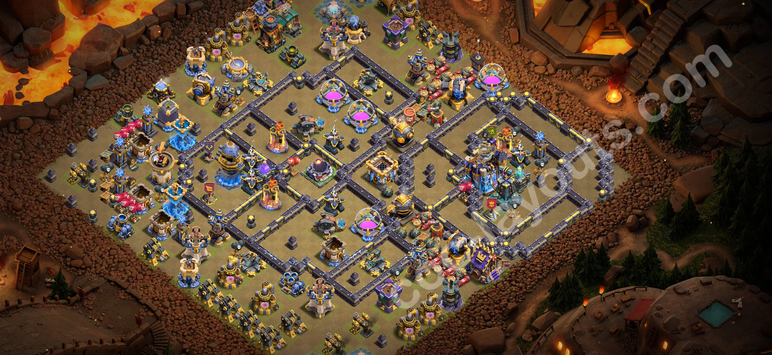 Top War Base TH18 with Link - CWL Defence Plan 2026 - Clash of Clans - (#131) — Война BH18