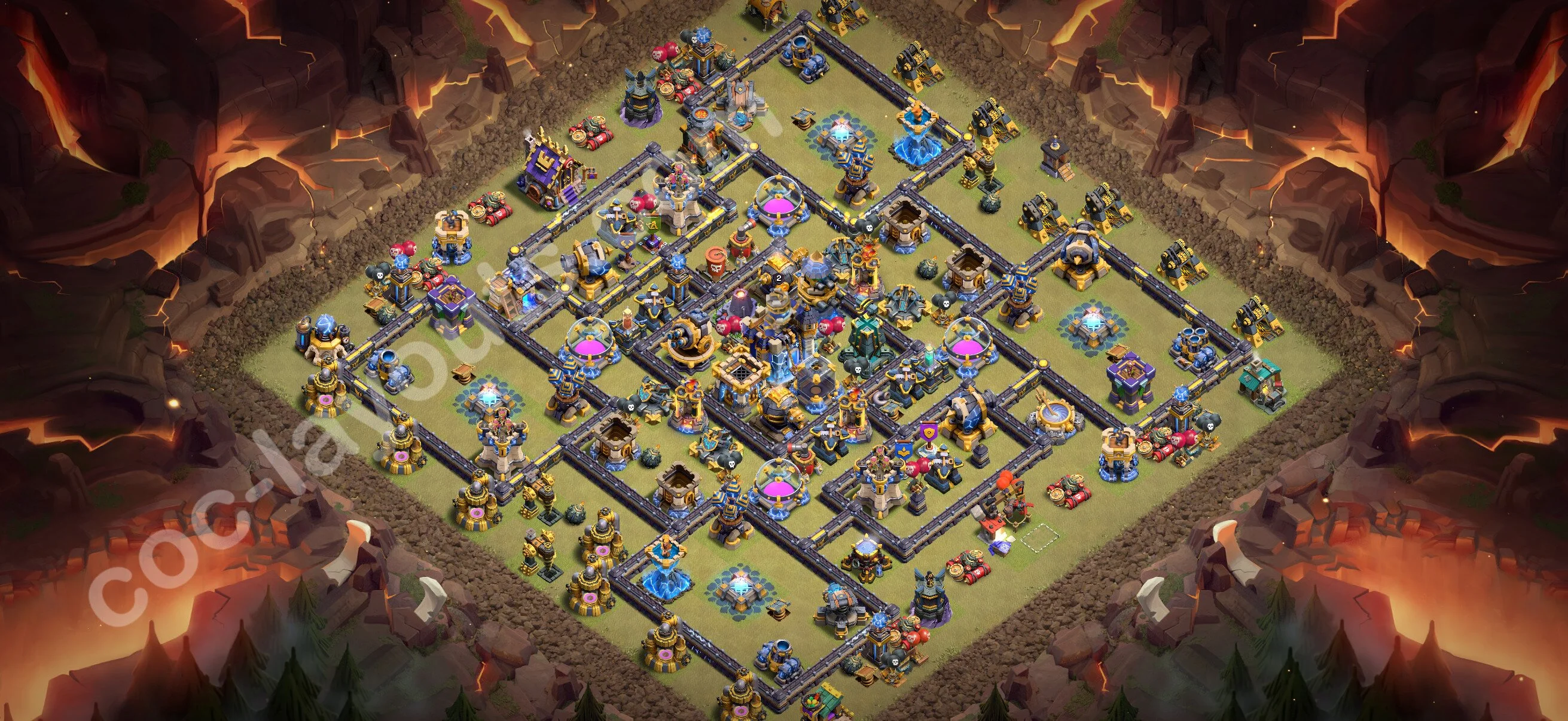 Top War Base TH18 with Link, Hybrid - Anti 2 Stars CWL Plan 2026 - Clash of Clans - (#138) — Війна BH18