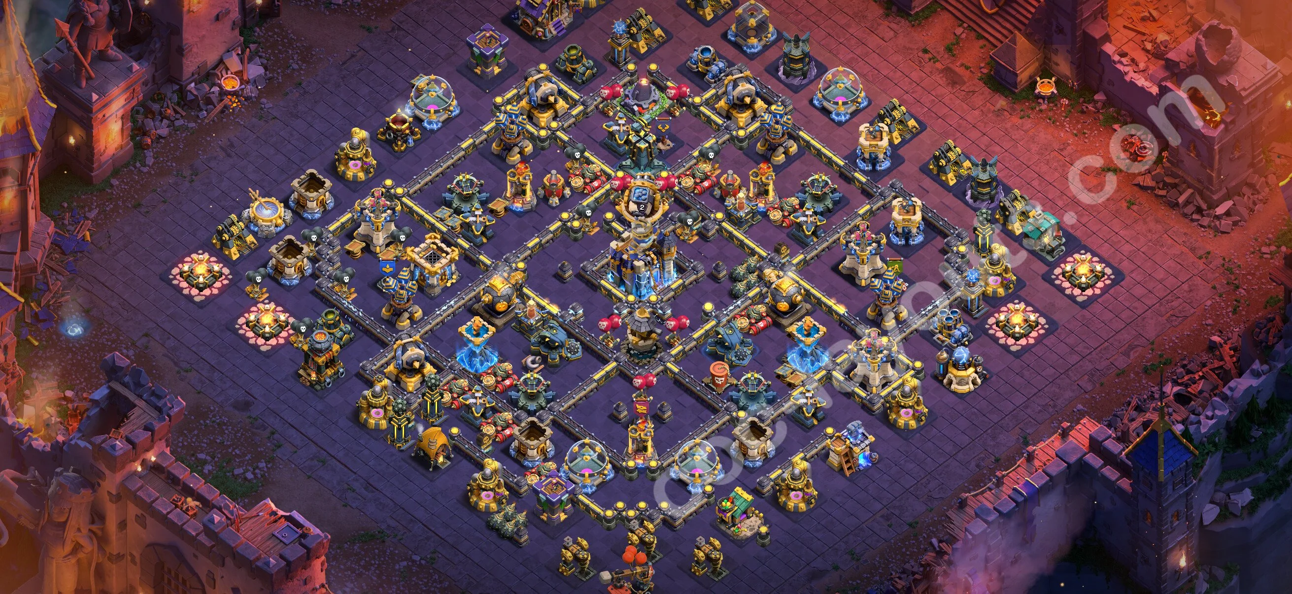 Top War Base TH18 with Link, Anti Everything - Anti 2 Stars CWL Plan 2026 - Clash of Clans - (#14) — War BH18