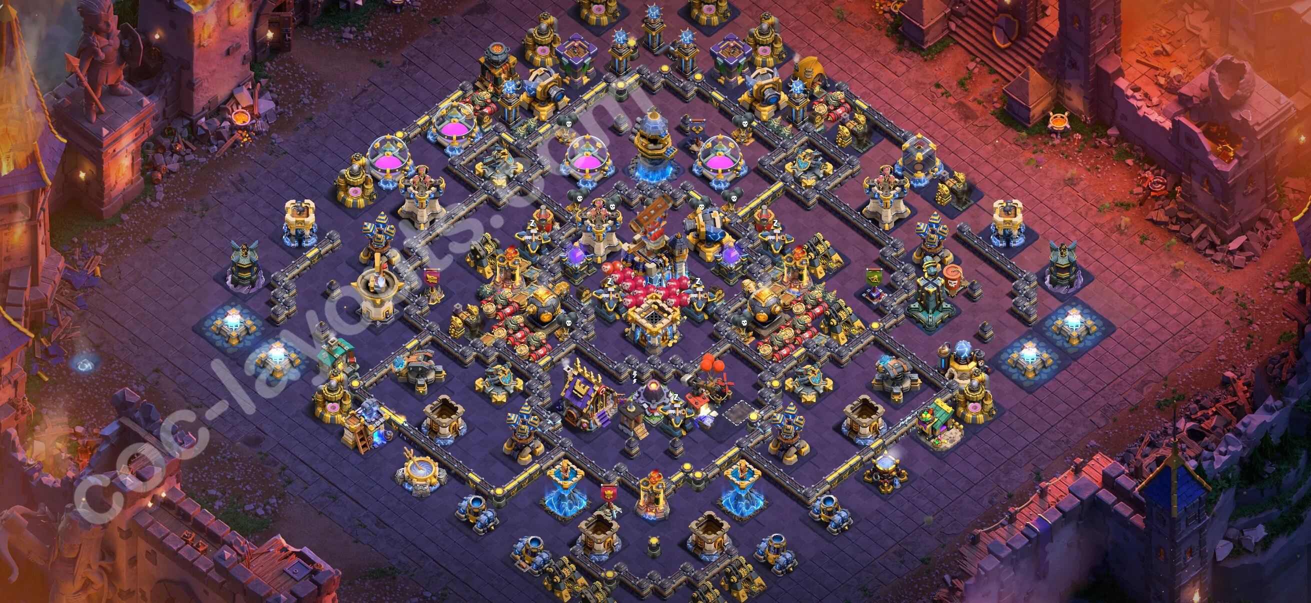 Top War Base TH18 with Link, Anti Everything - Anti 2 Stars CWL Plan 2026 - Clash of Clans - (#141) — Wojna BH18