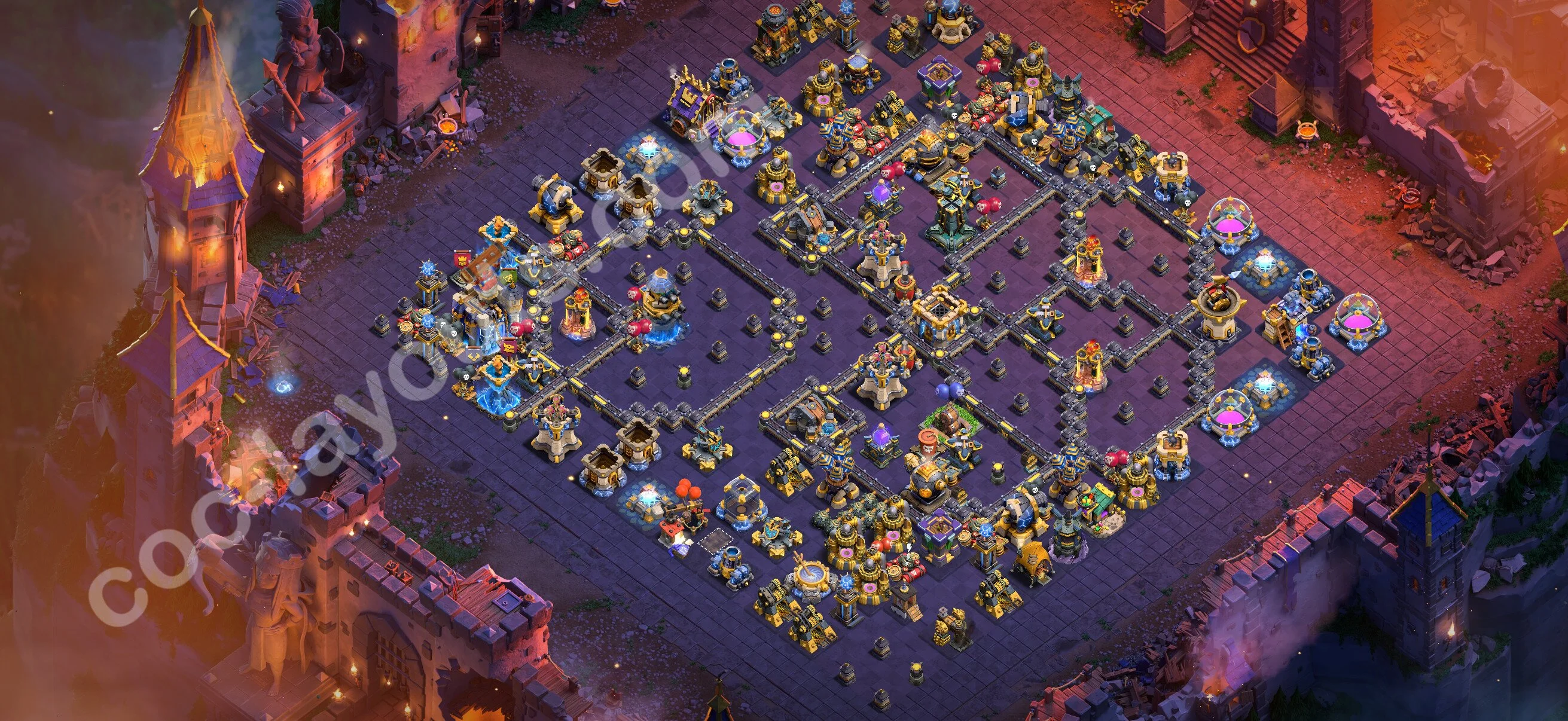 Top War Base TH18 with Link - CWL Defence Plan 2026 - Clash of Clans - (#142) — Guerre BH18