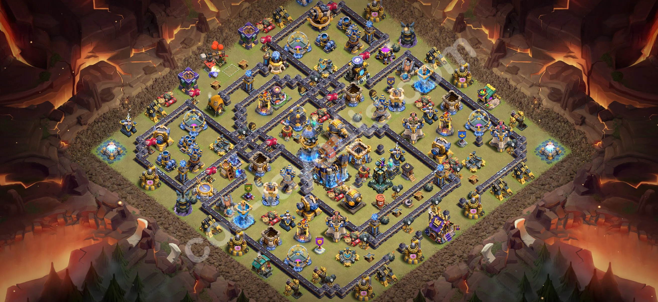 Top War Base TH18 with Link, Anti Everything - Anti 3 Stars CWL Plan 2026 - Clash of Clans - (#146) — Krieg BH18