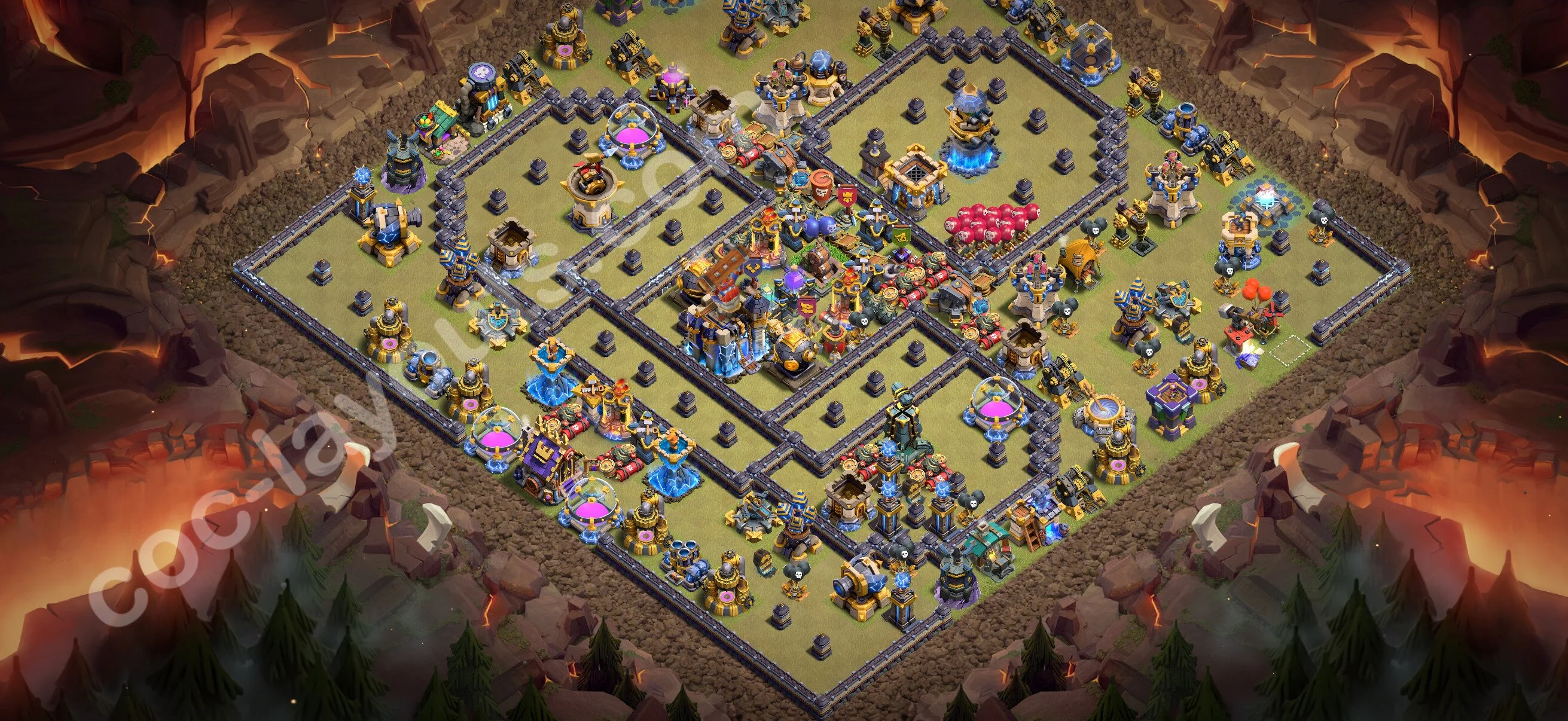 Top War Base TH18 with Link, Anti Everything - Anti 3 Stars CWL Plan 2026 - Clash of Clans - (#147) — Wojna BH18