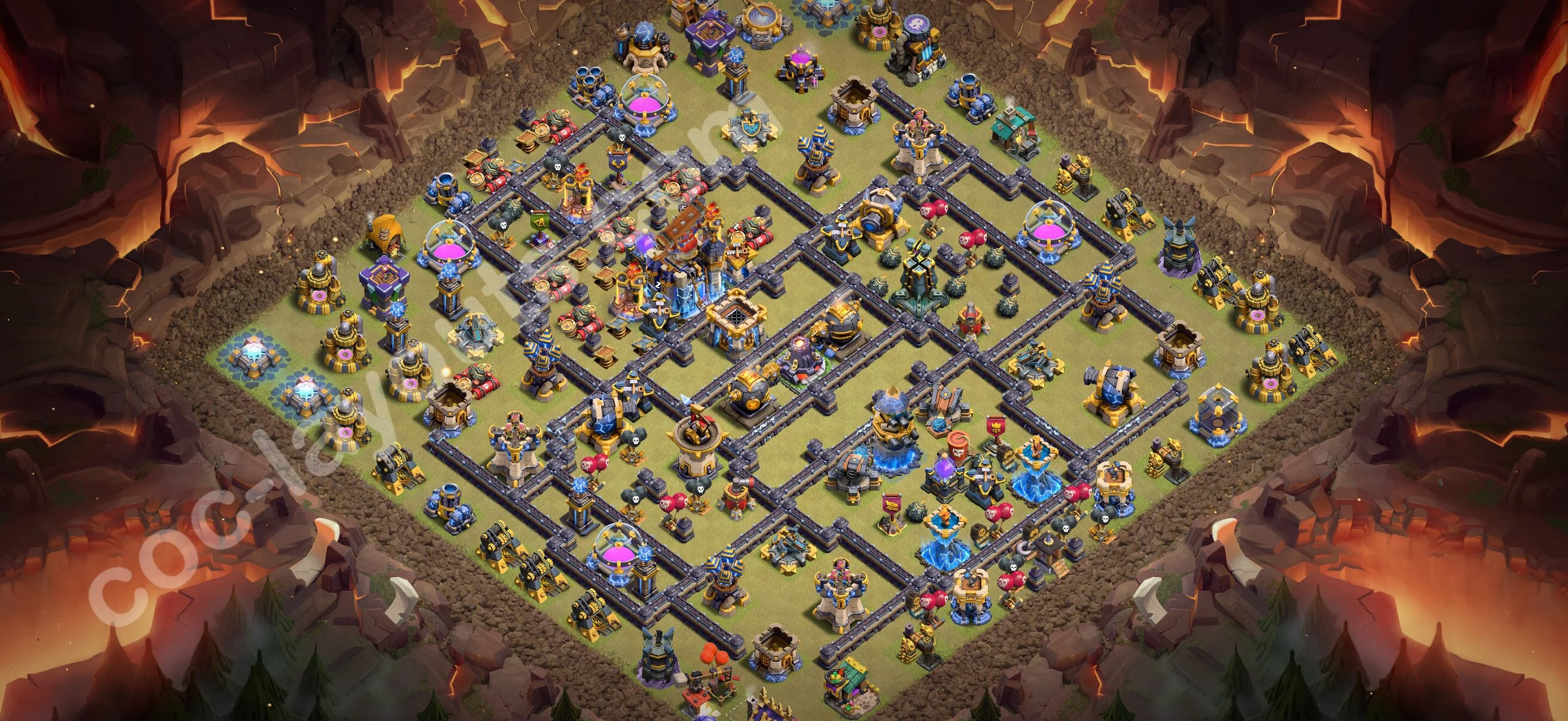 Top War Base TH18 with Link - Anti 2 Stars CWL Plan 2026 - Clash of Clans - (#148) — War BH18