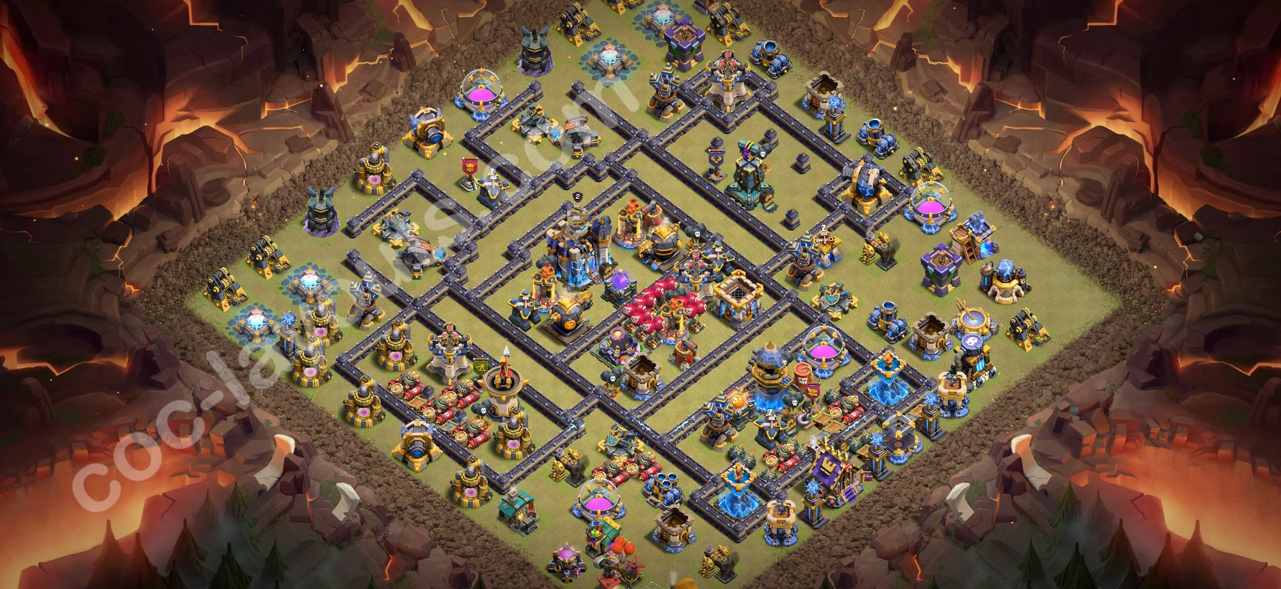 Top War Base TH18 with Link, Anti Everything - Anti 3 Stars CWL Plan 2026 - Clash of Clans - (#150) — Guerre BH18