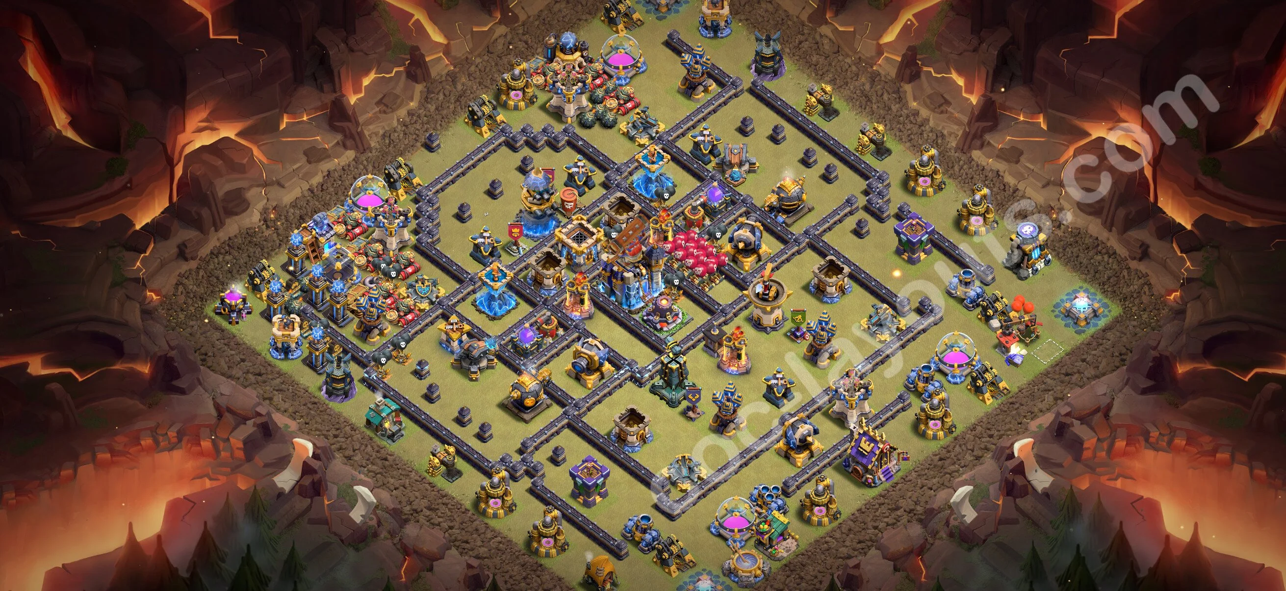Top War Base TH18 with Link - CWL Defence Plan 2026 - Clash of Clans - (#151) — War BH18