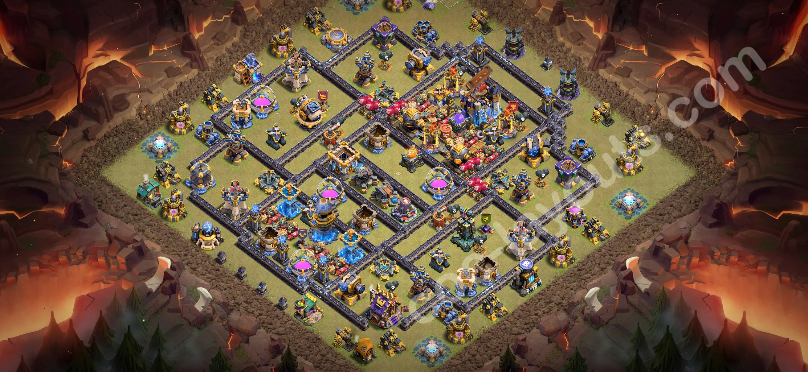 Top War Base TH18 with Link, Anti Everything - Anti 3 Stars CWL Plan 2026 - Clash of Clans - (#154) — Krieg BH18
