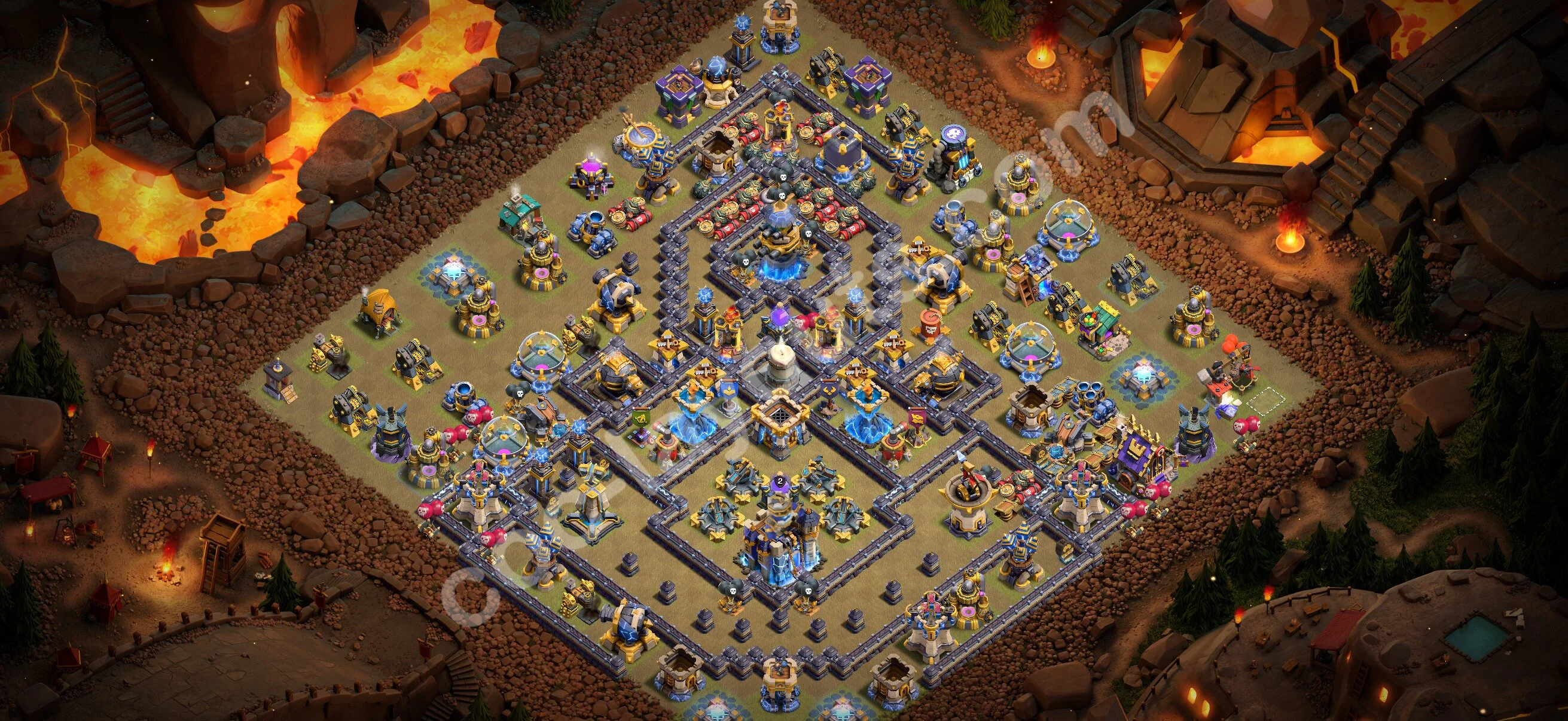 Top War Base TH18 with Link - Anti 3 Stars CWL Plan 2026 - Clash of Clans - (#160) — Війна BH18